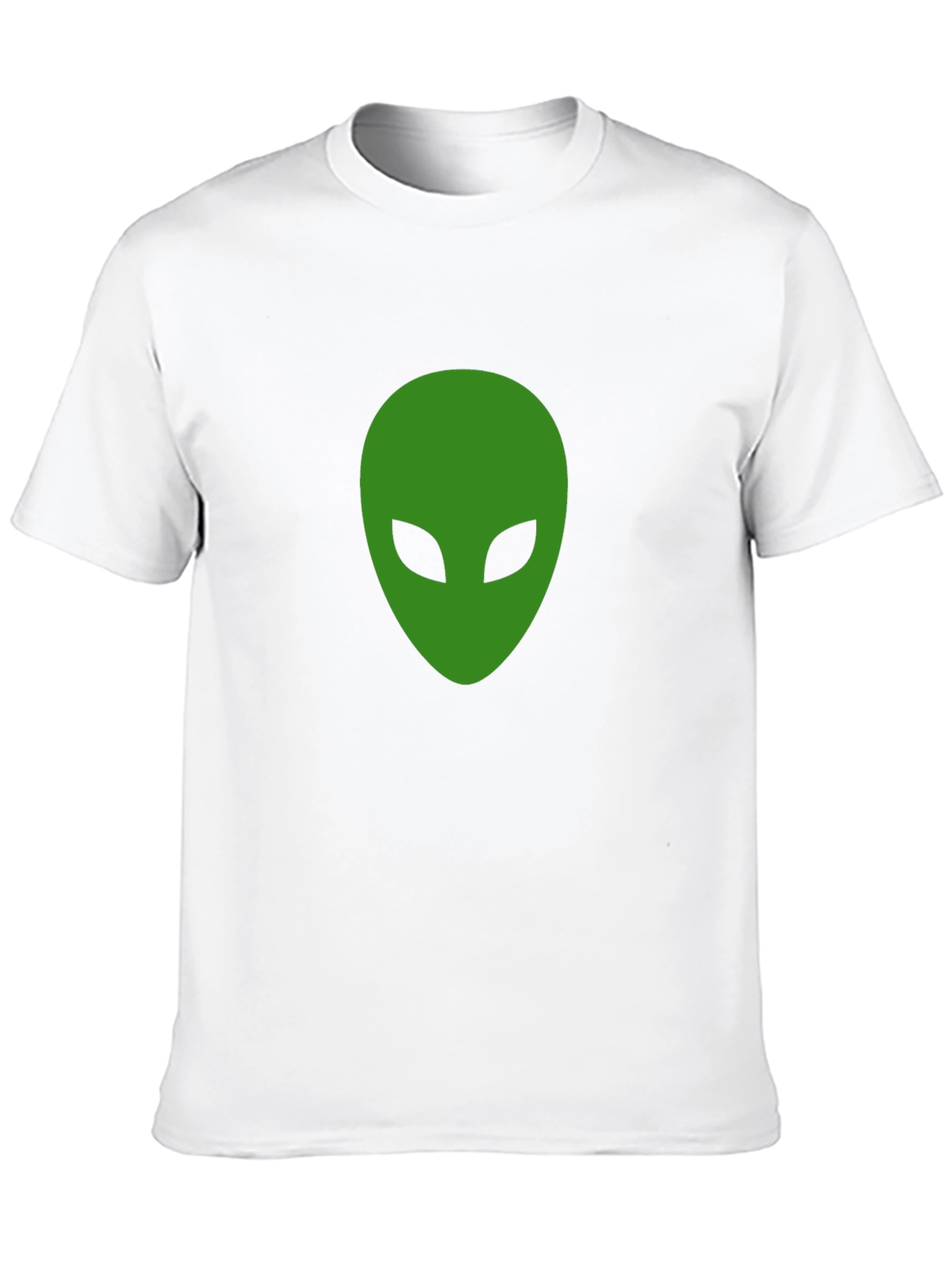 Alien Head Graphic Black T-Shirt