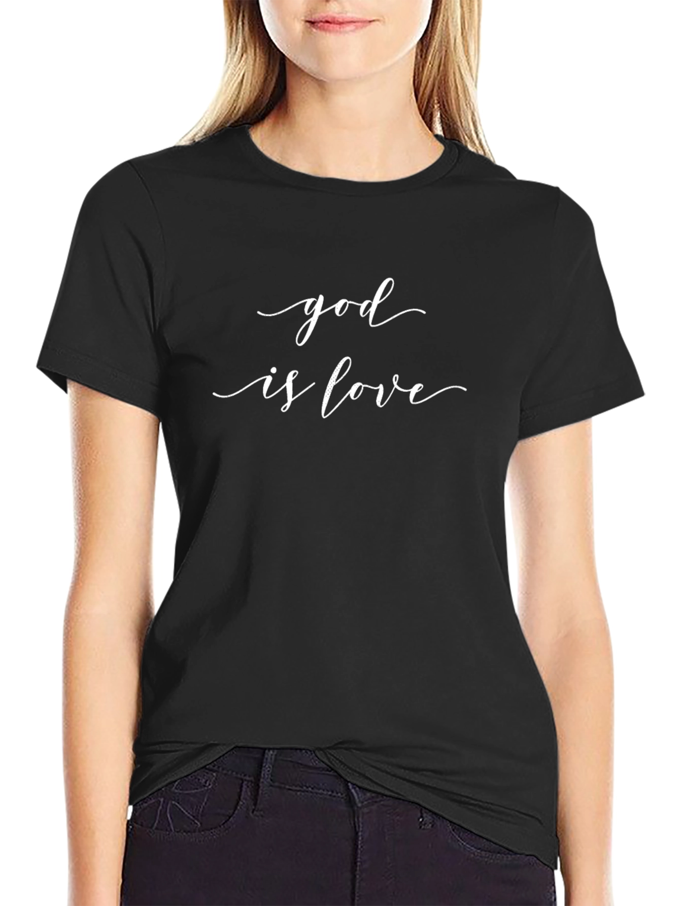 God Is Love Black T-Shirt