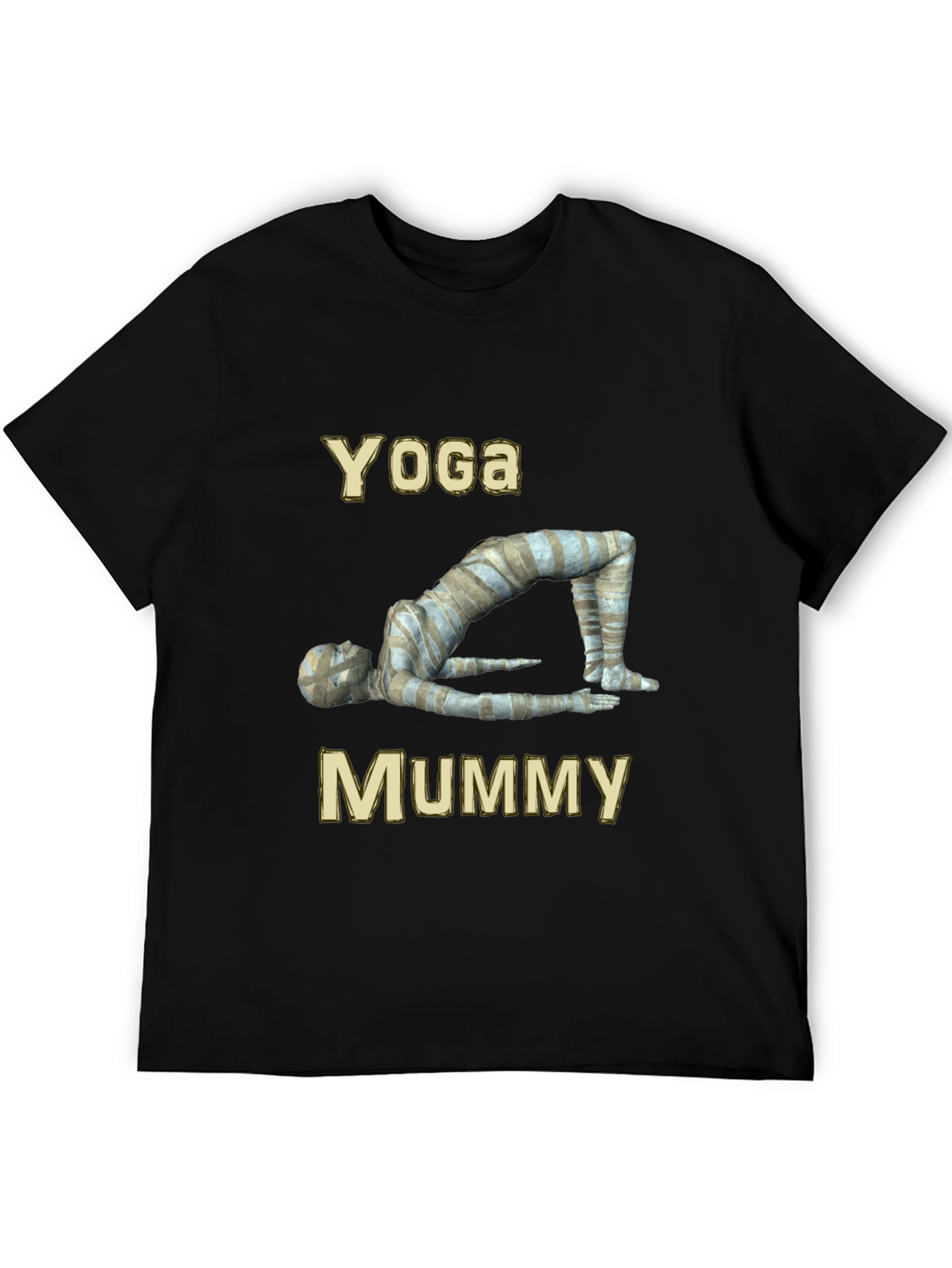 Yoga Mummy Graphic T-Shirt - Relax in Style