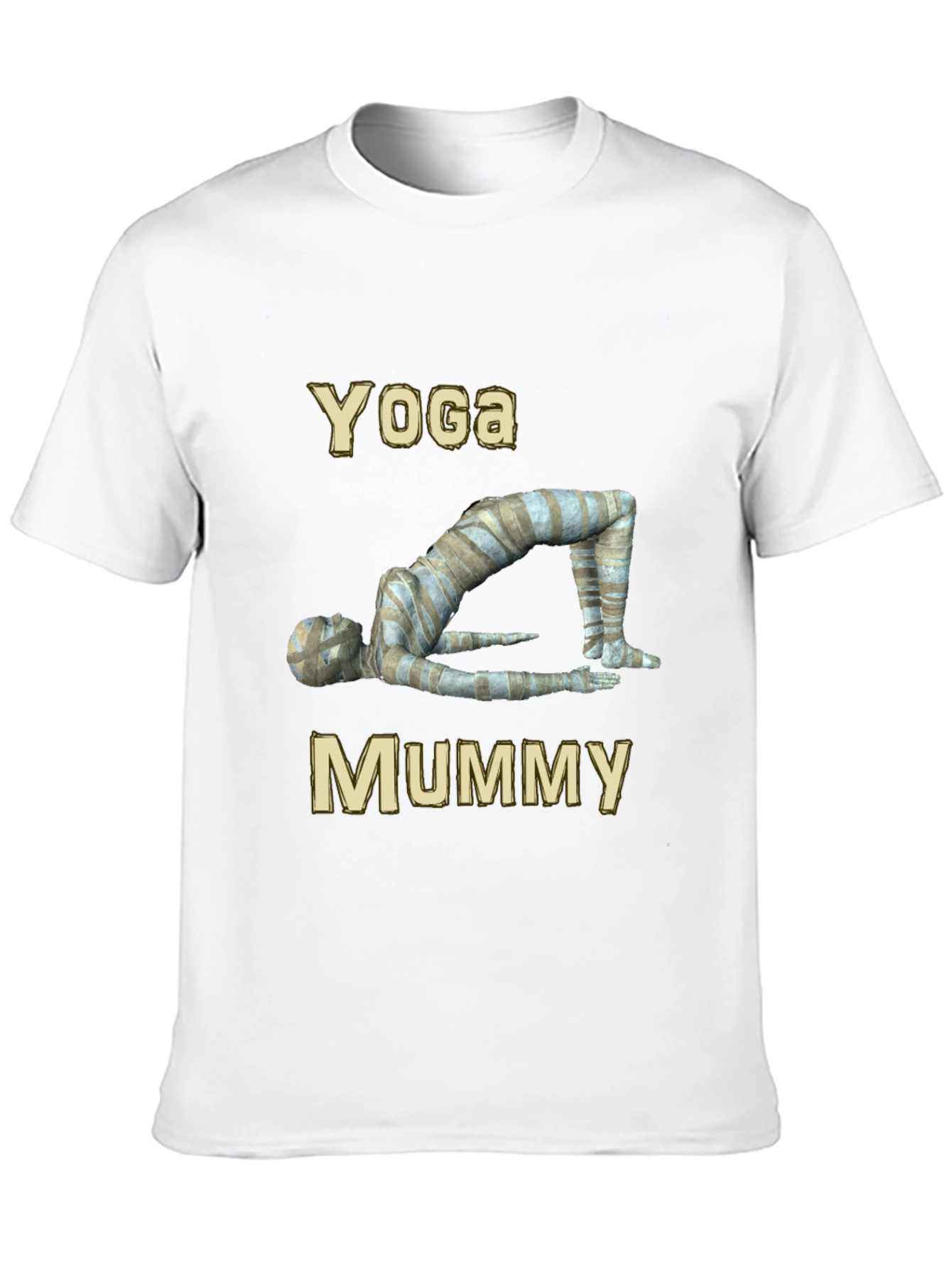 Yoga Mummy Graphic T-Shirt - Relax in Style