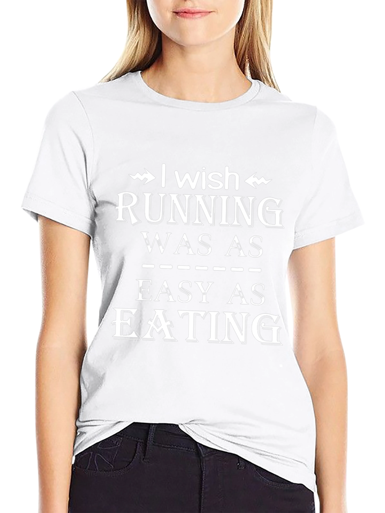 Funny Running T-Shirt - I Wish Running Was Easy