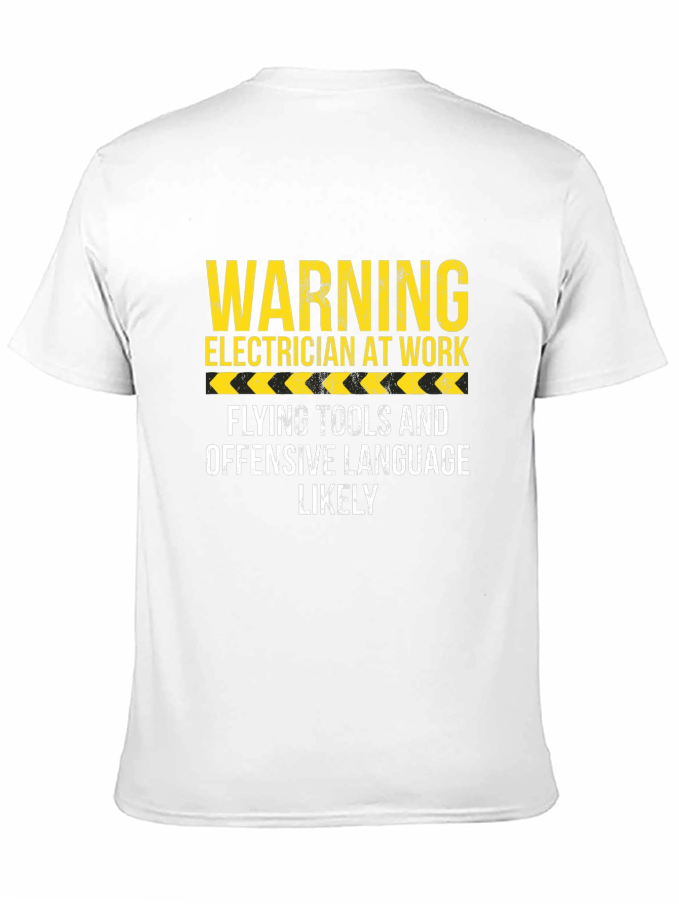 Electrician At Work Warning Funny T-Shirt