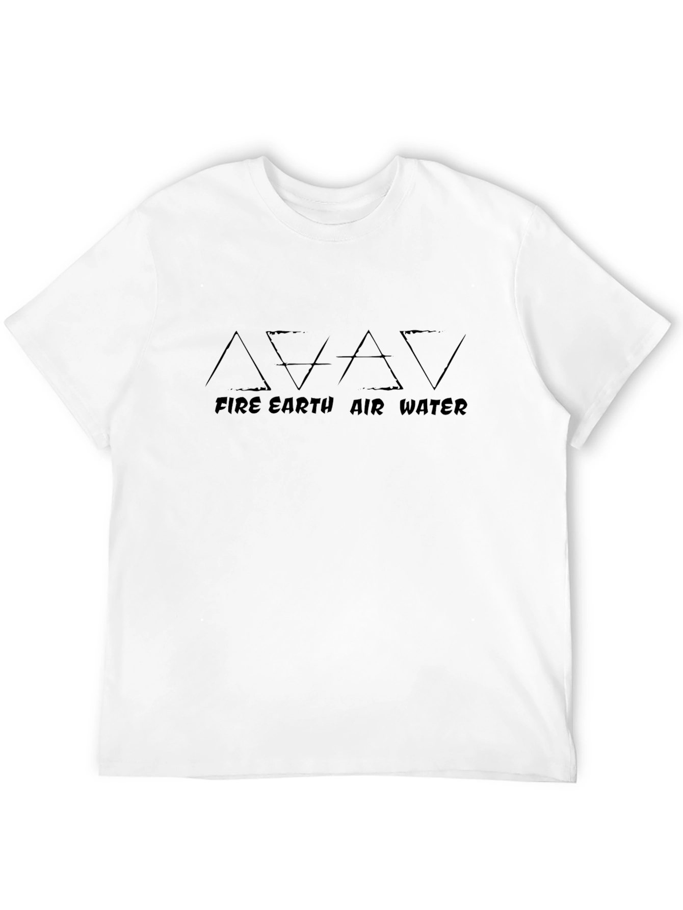 Elemental Symbol T-Shirt - Fire Earth Air Water