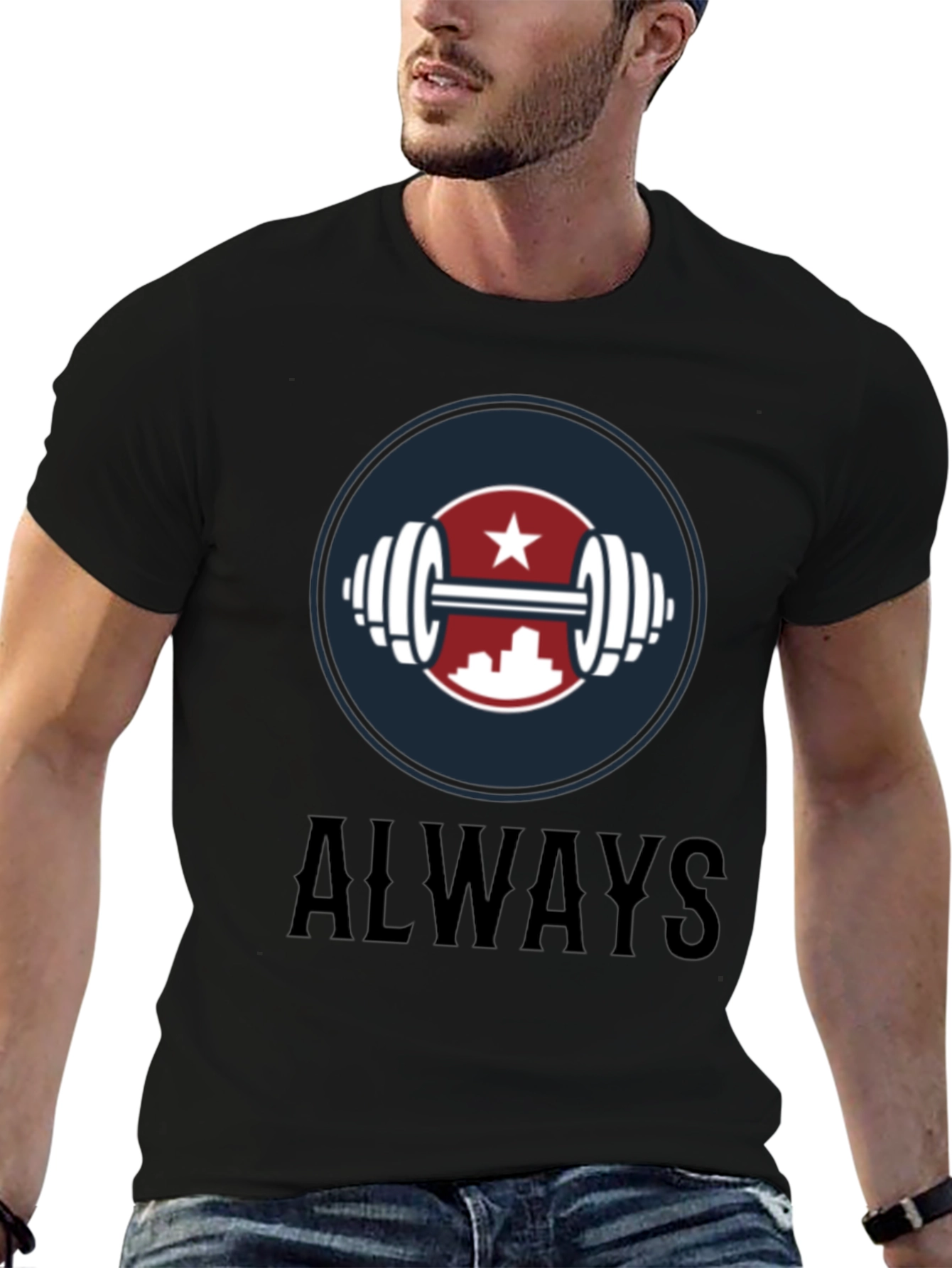 Always Fitness Graphic T-Shirt - Stylish Workout Tee