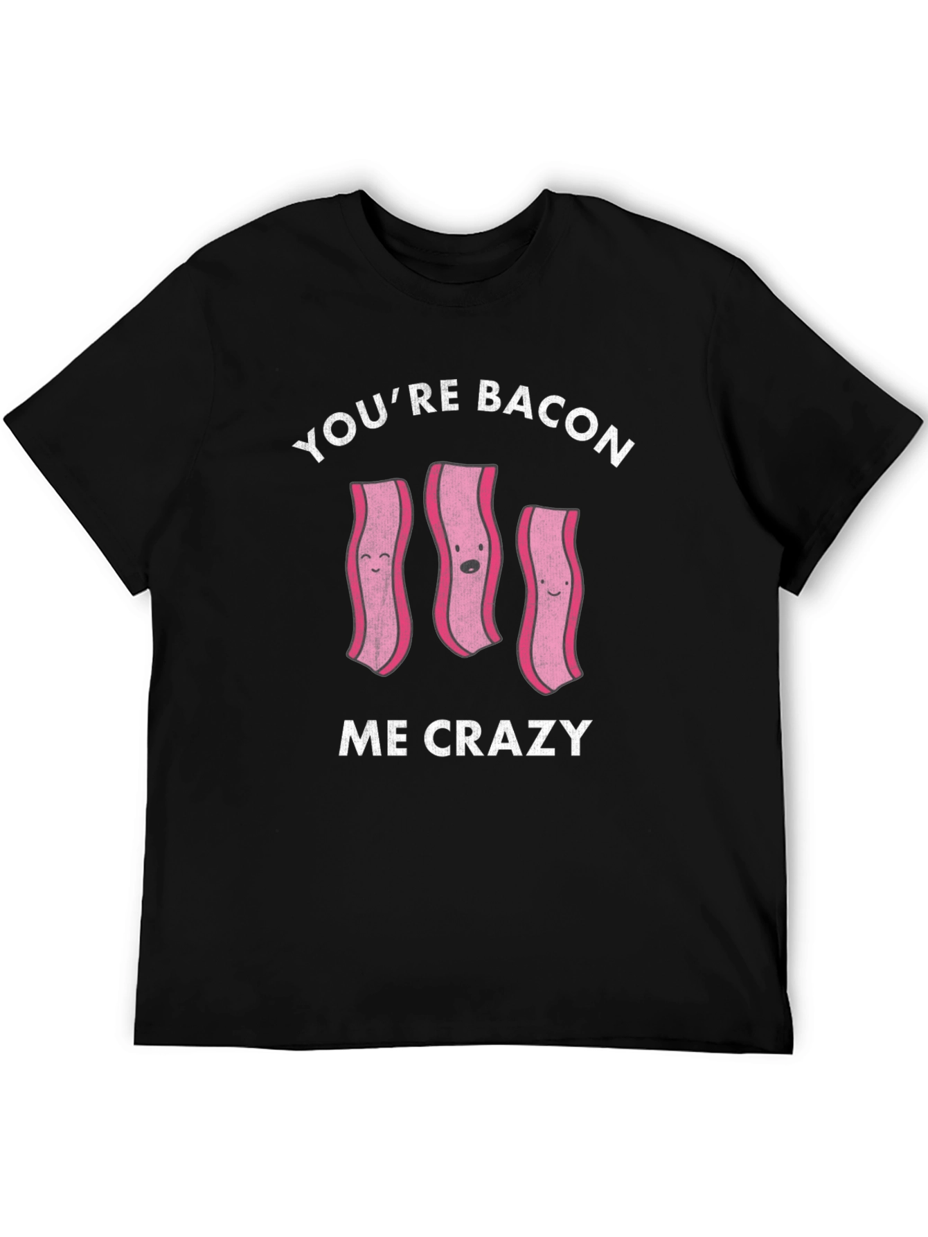 Bacon Me Crazy Black T-Shirt