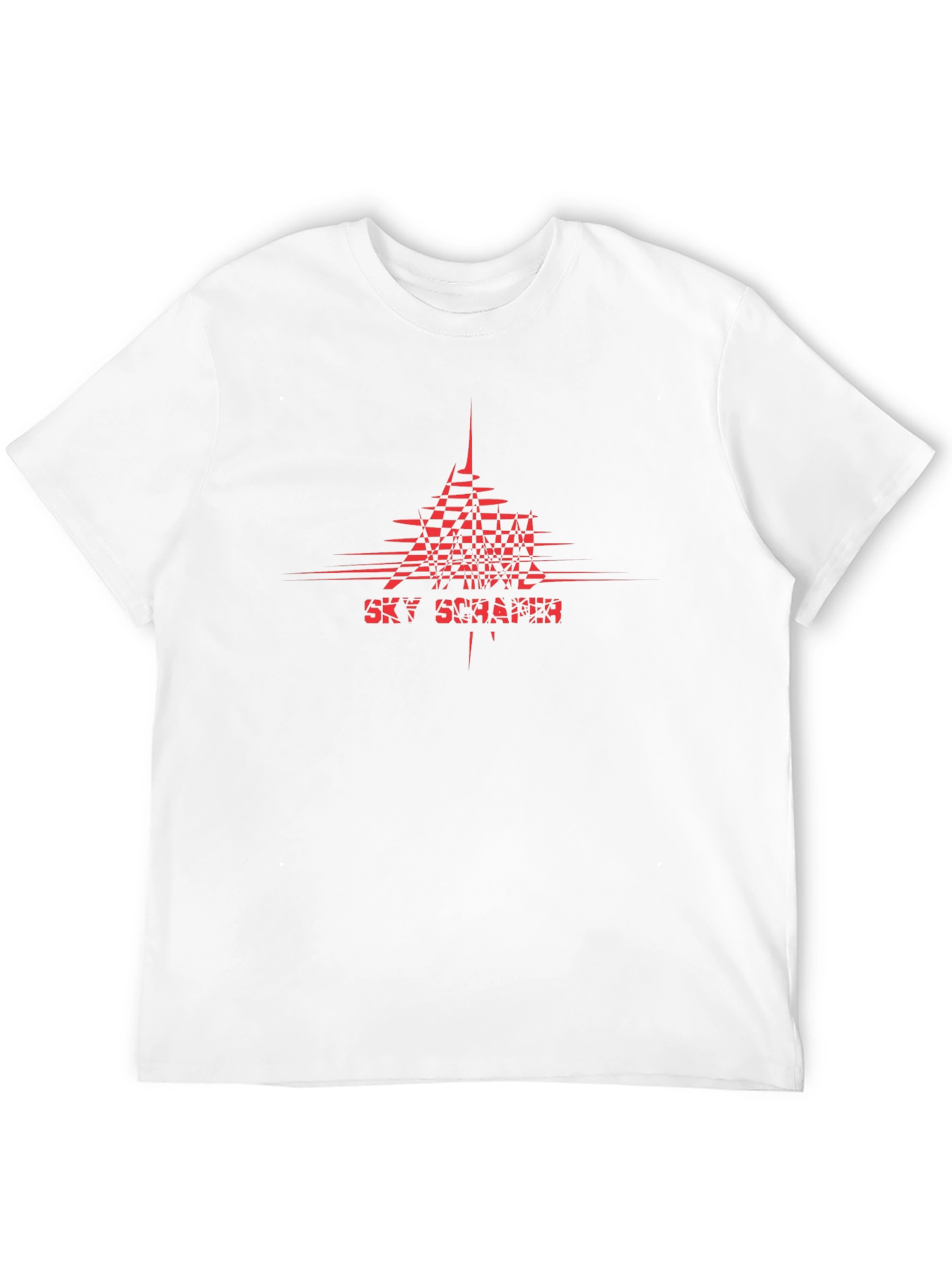Sky Scraper Graphic Tee - Modern Geometric Design