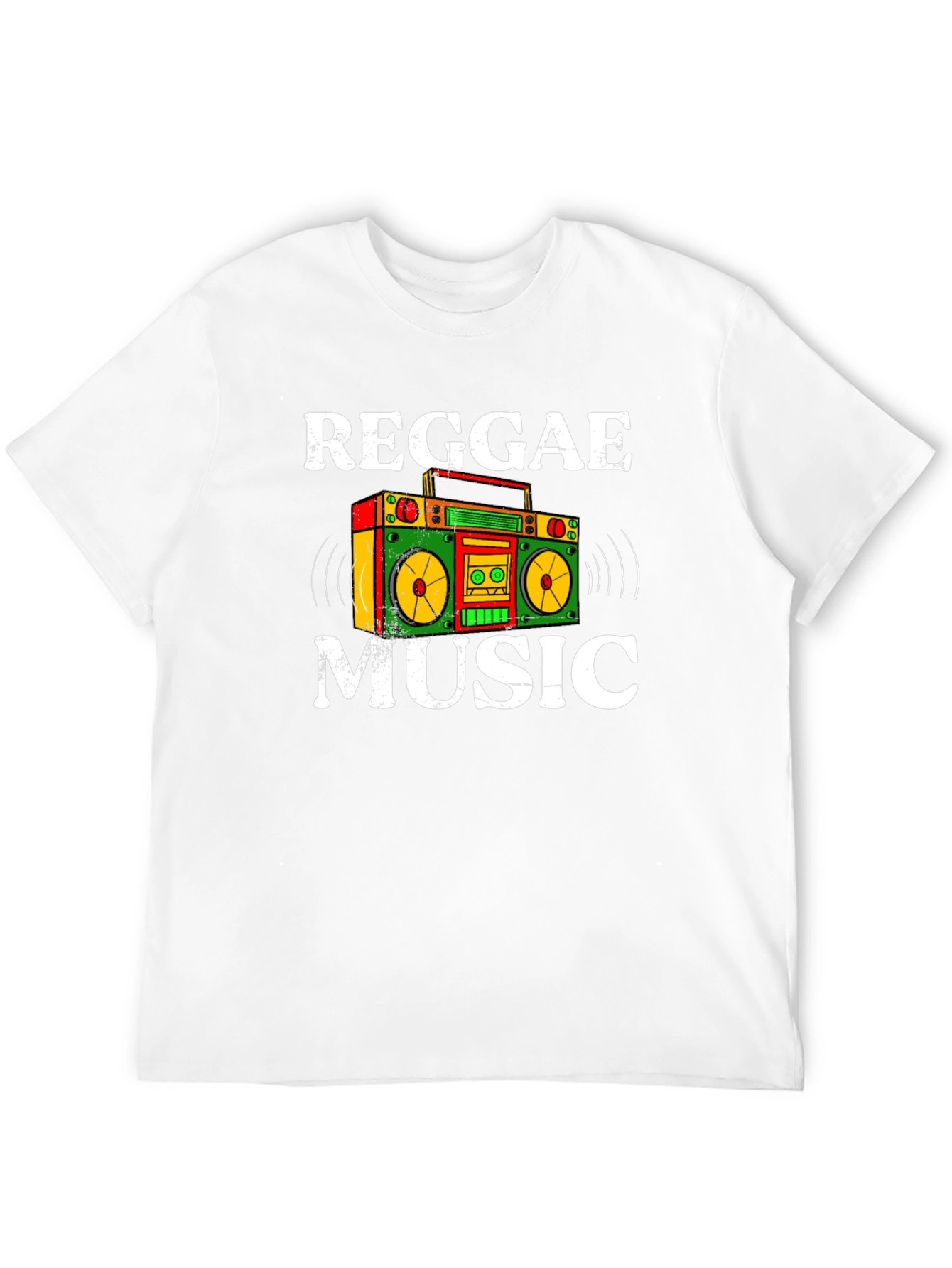 Reggae Music Boombox Graphic Tee