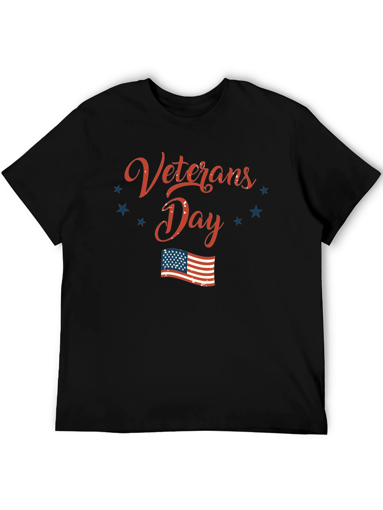 Veterans Day Black Graphic T-Shirt