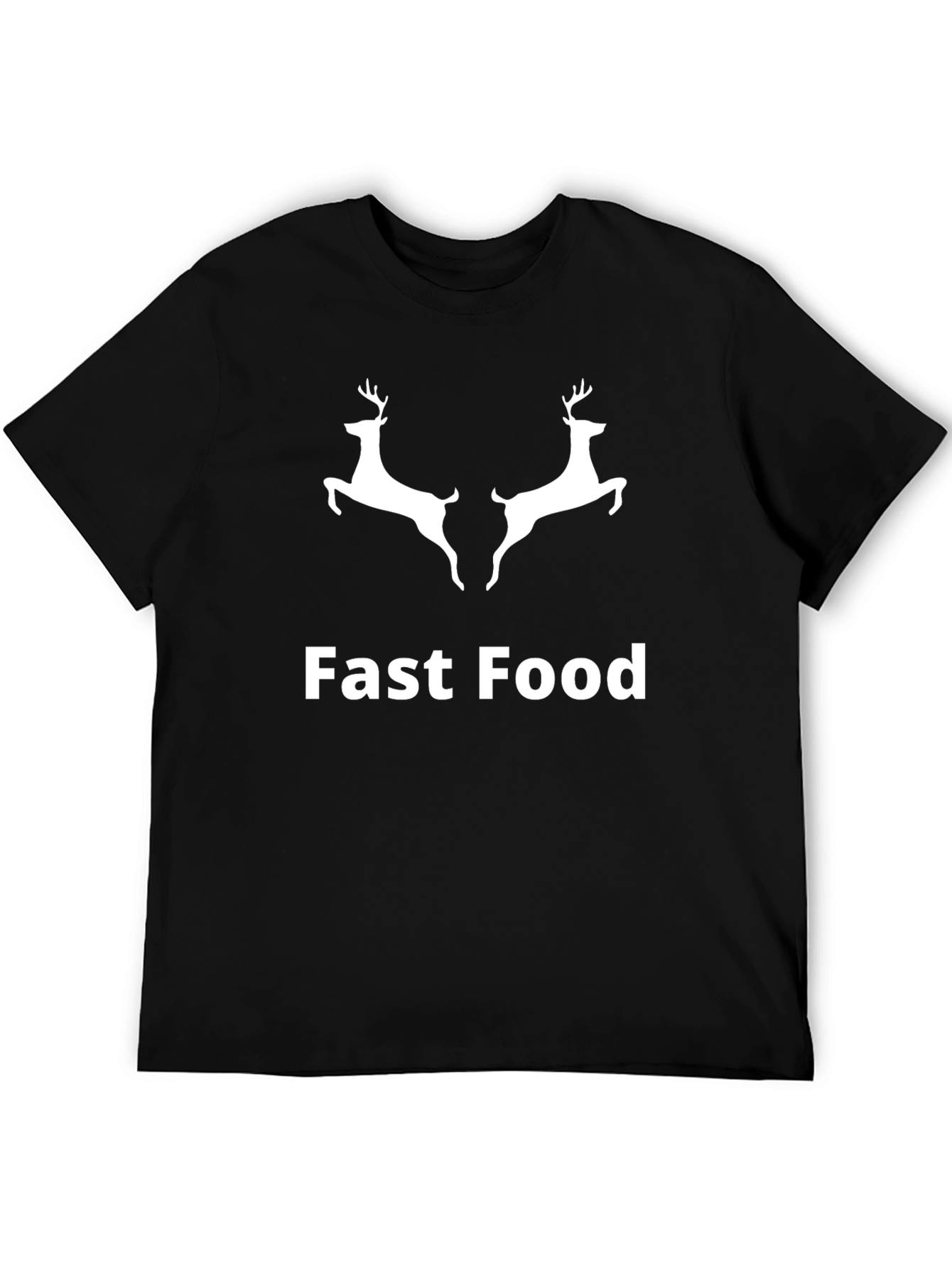 Fast Food Graphic Tee - Deer Design