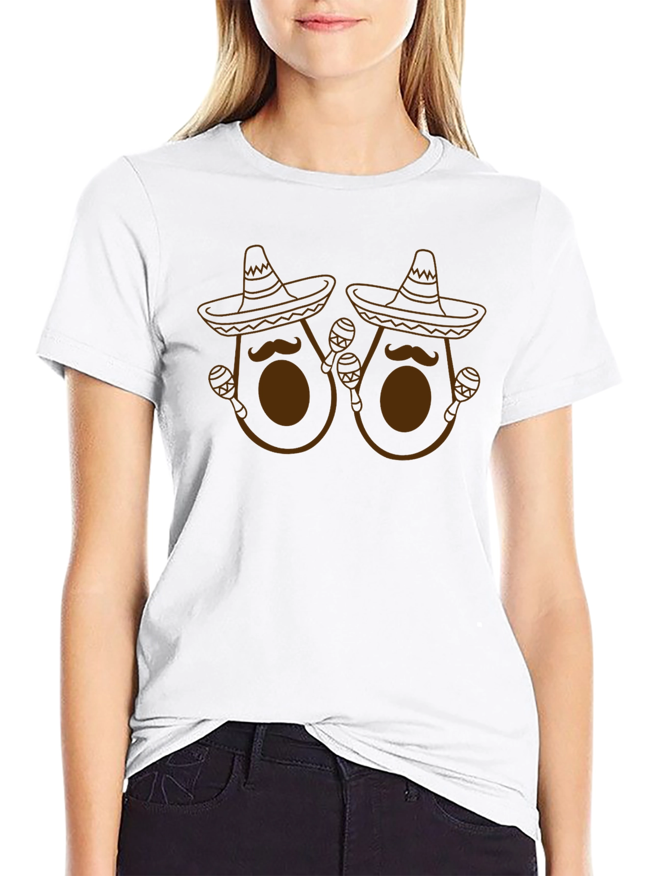Avocado Mariachi T-Shirt - Cinco de Mayo