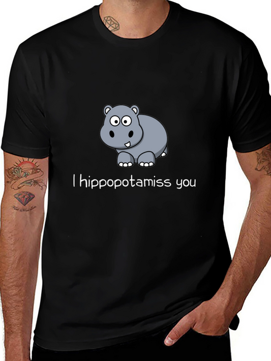 I Hippopotamiss You - Graphic T-Shirt