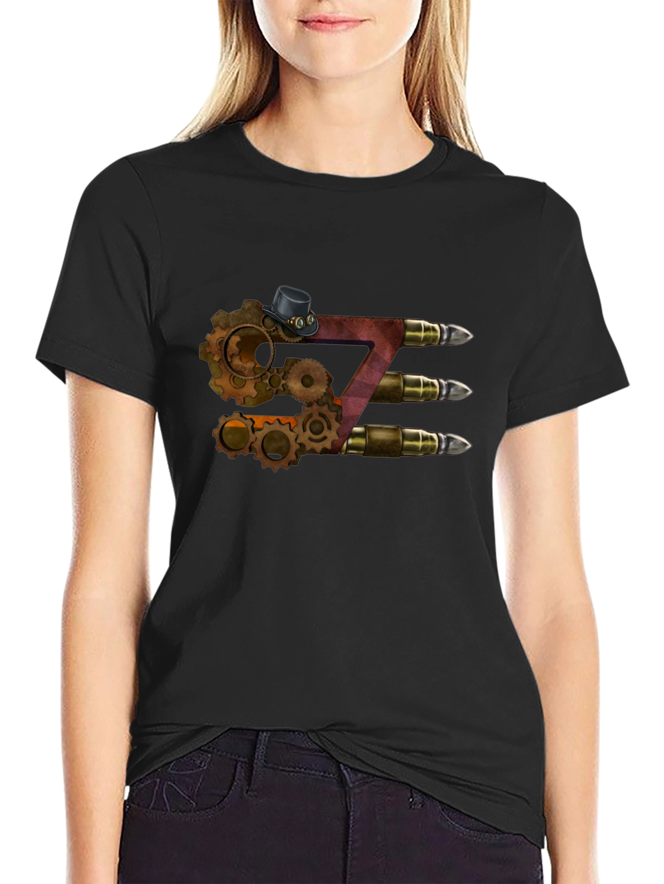 Steampunk Z Letter T-Shirt