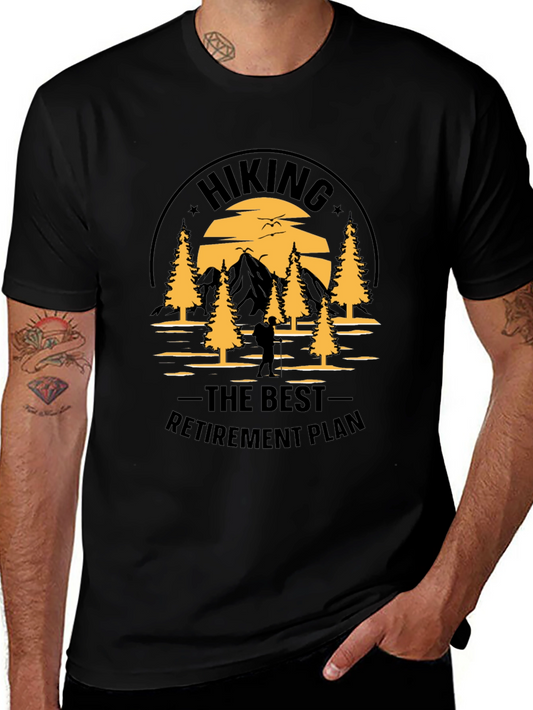Hiking Retirement Plan Graphic Tee