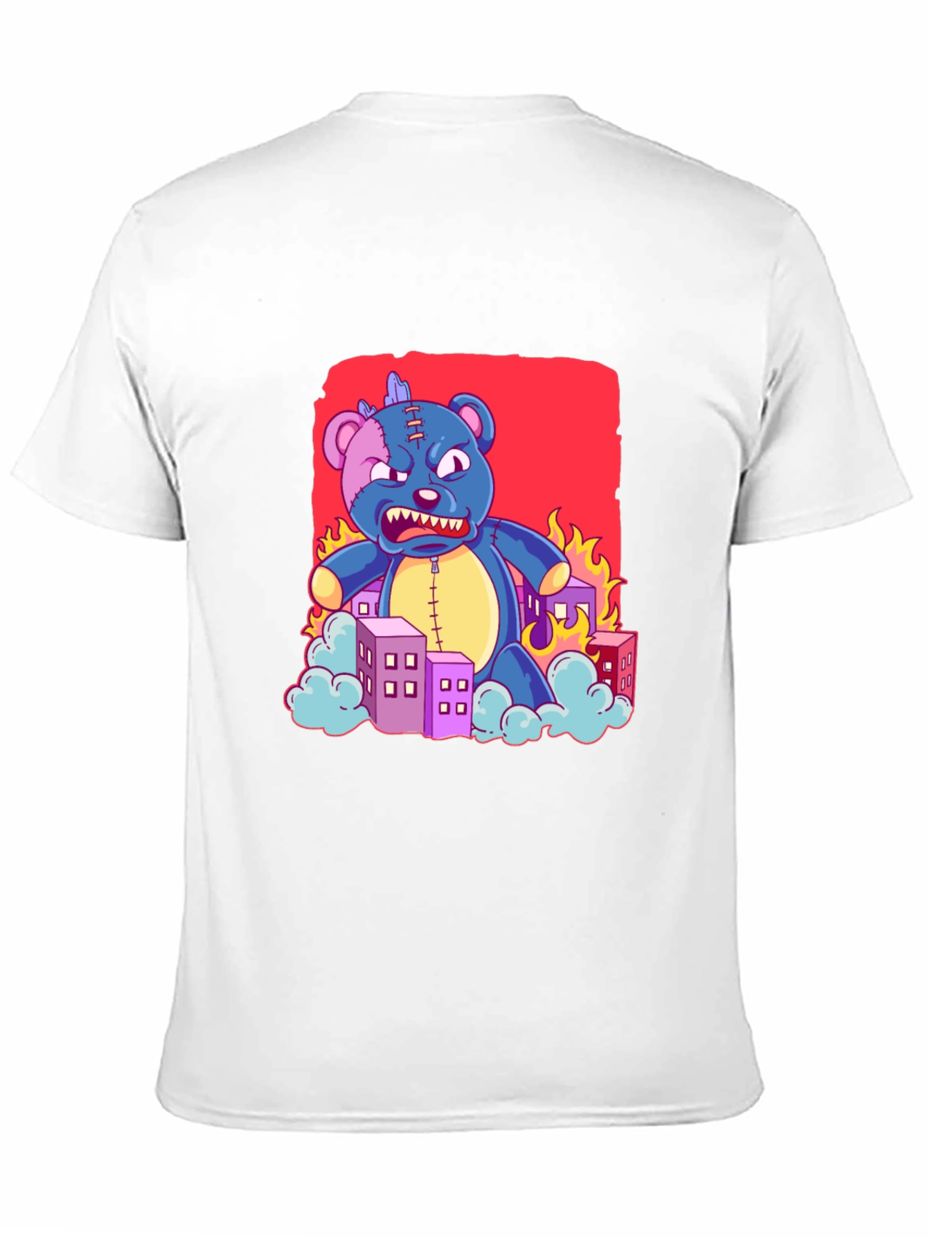 Angry Teddy Bear City T-Shirt