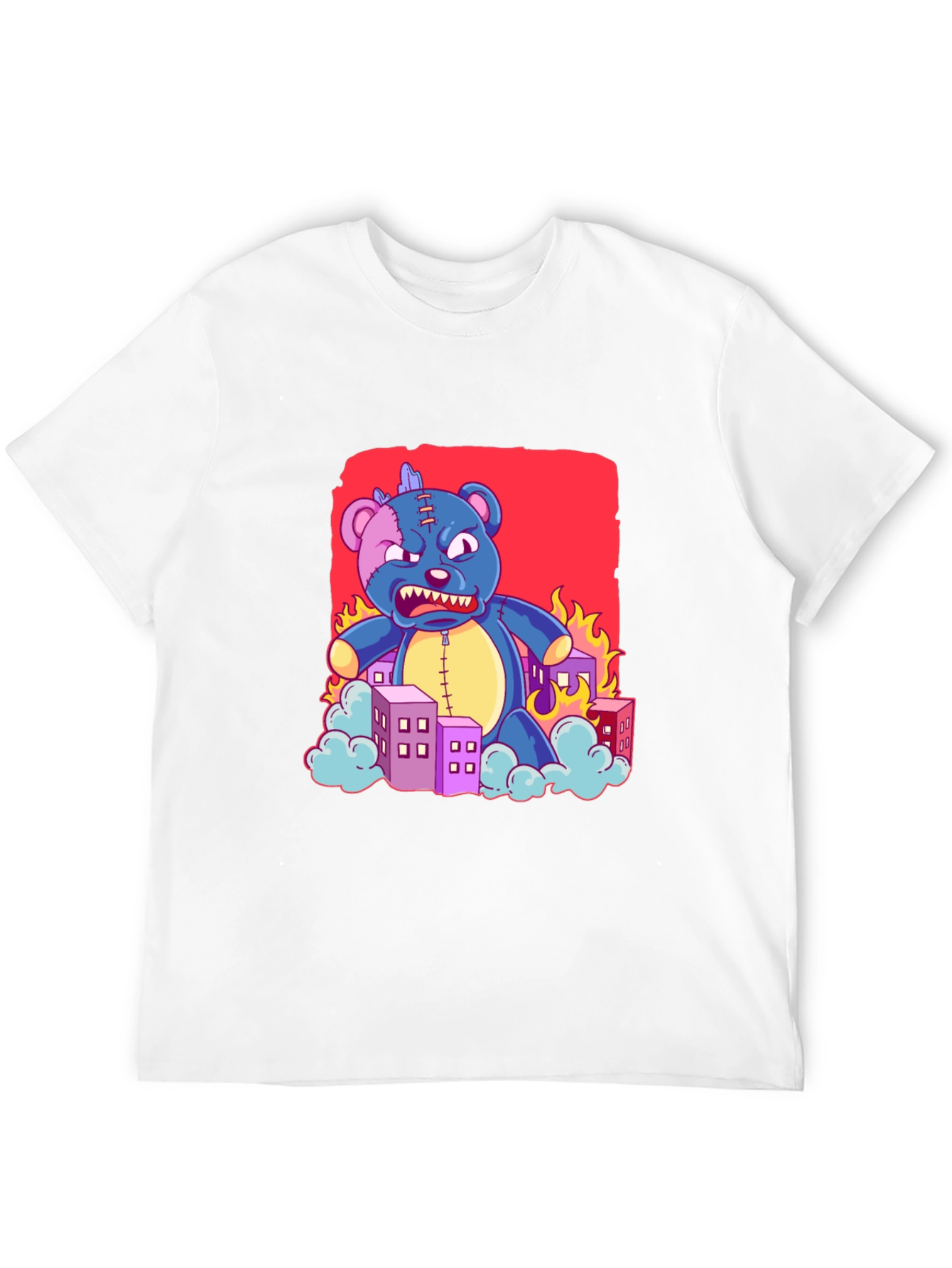Angry Teddy Bear City T-Shirt