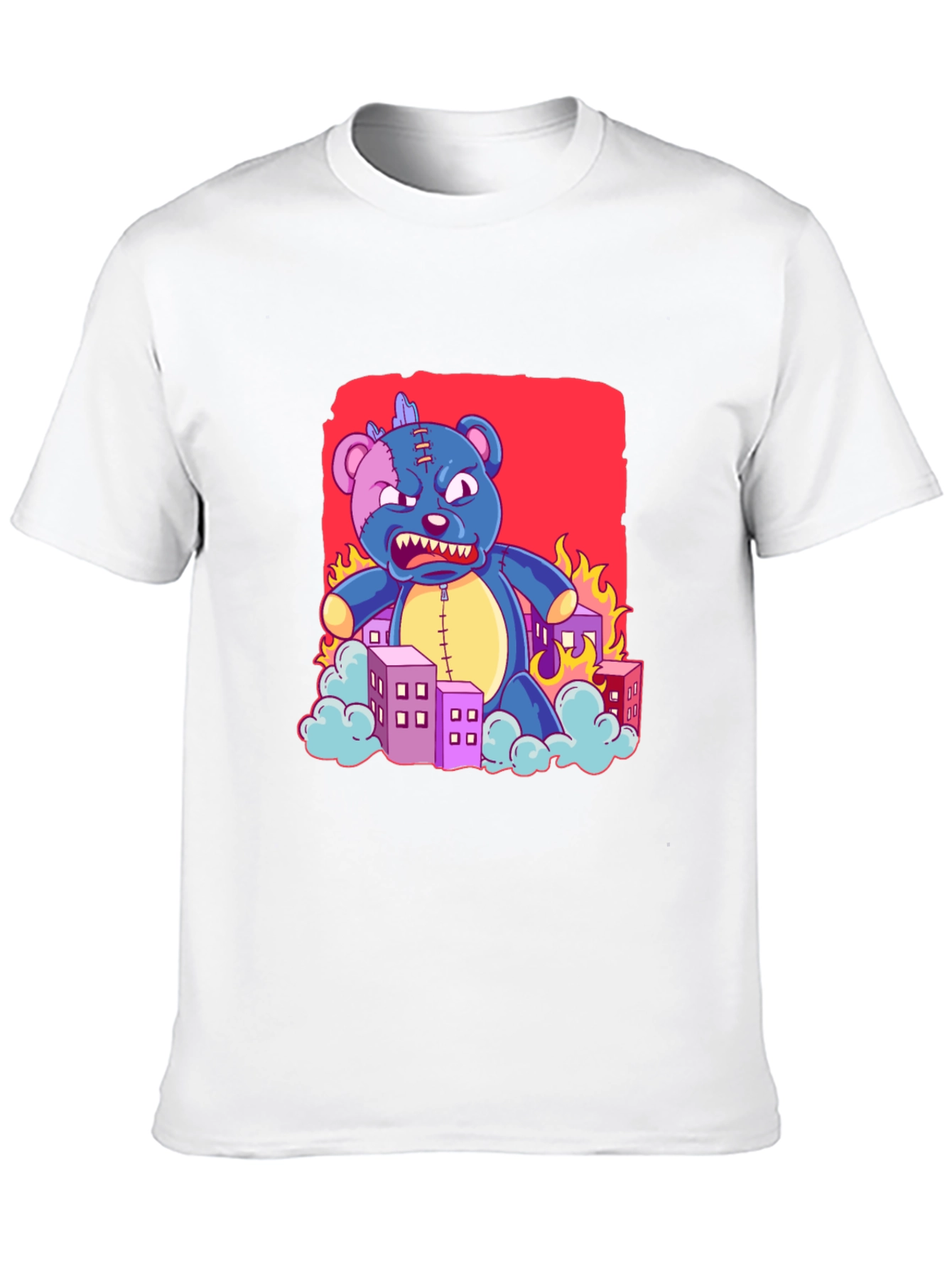 Angry Teddy Bear City T-Shirt