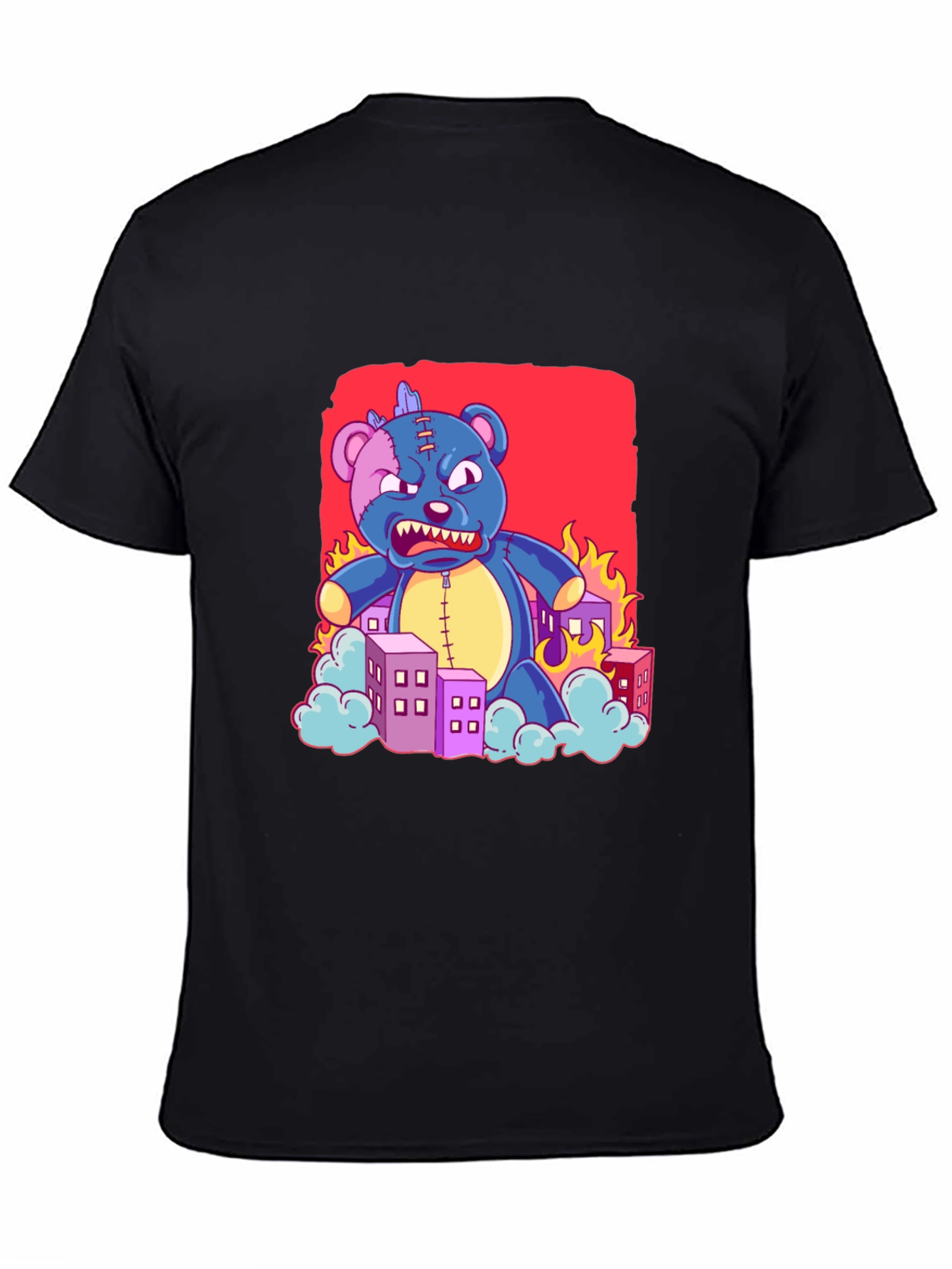 Angry Teddy Bear City T-Shirt