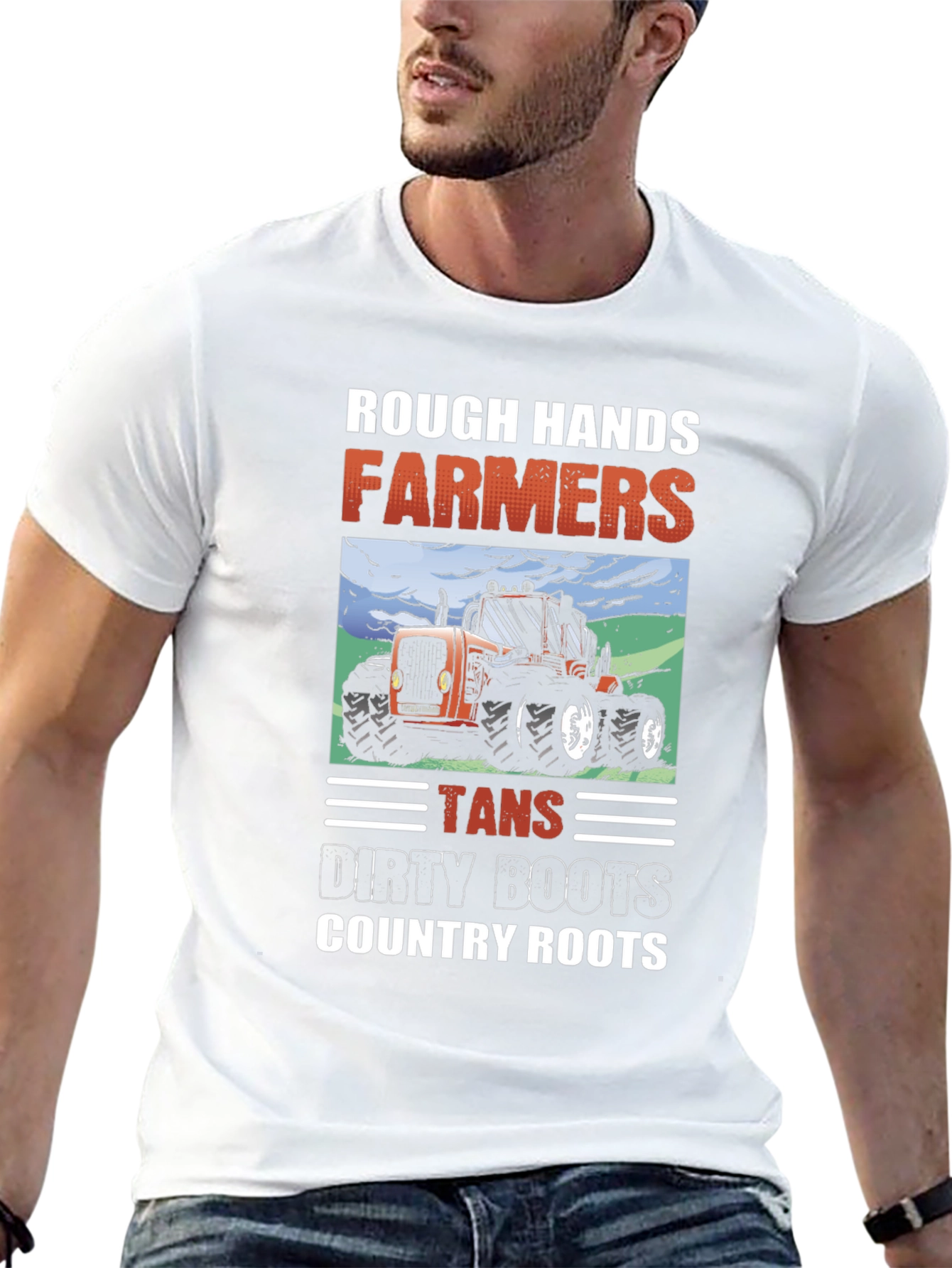 Rough Hands Farmers Graphic T-Shirt