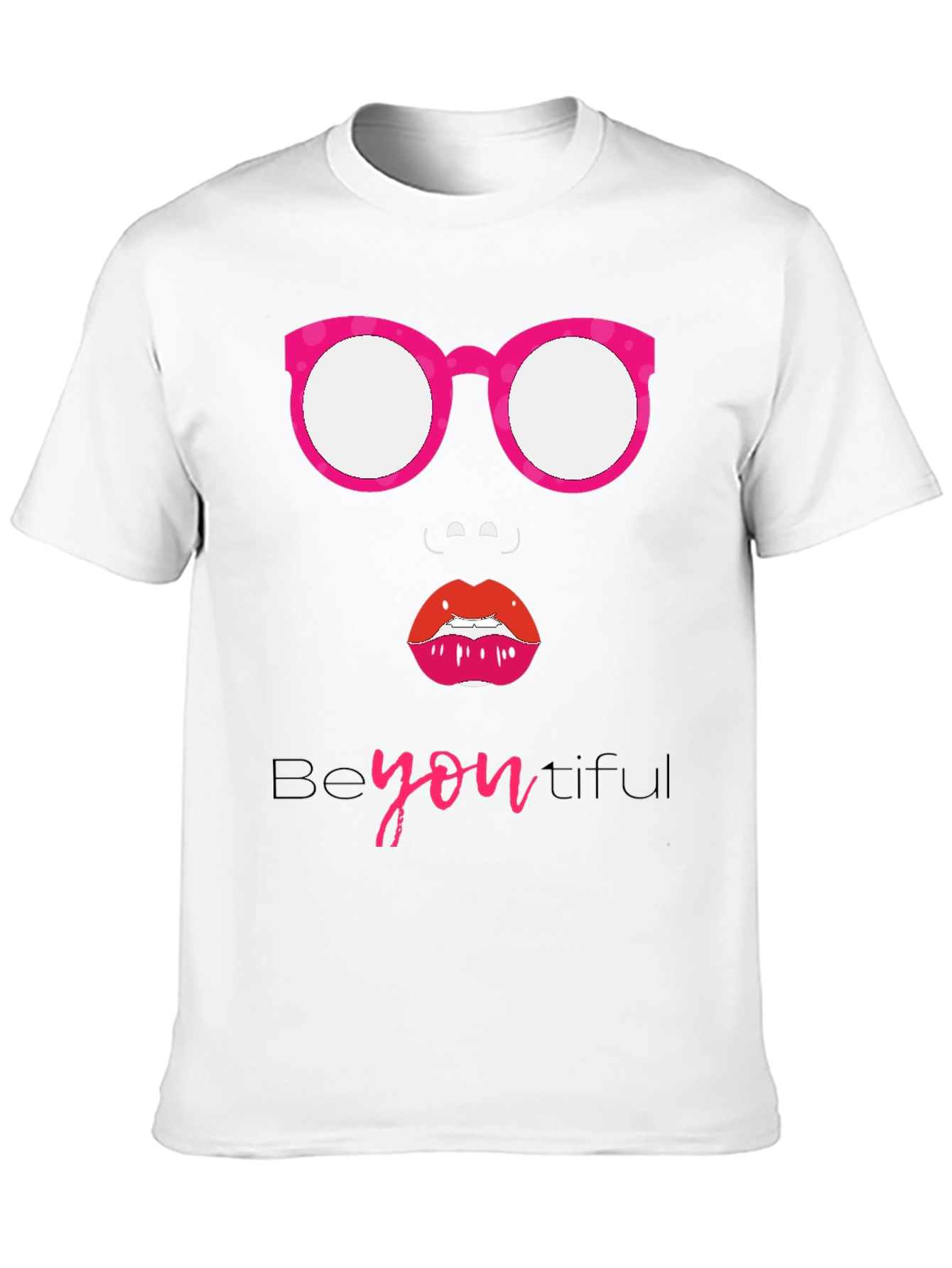 Be-YOU-tiful Graphic Tee - Stylish Black T-Shirt