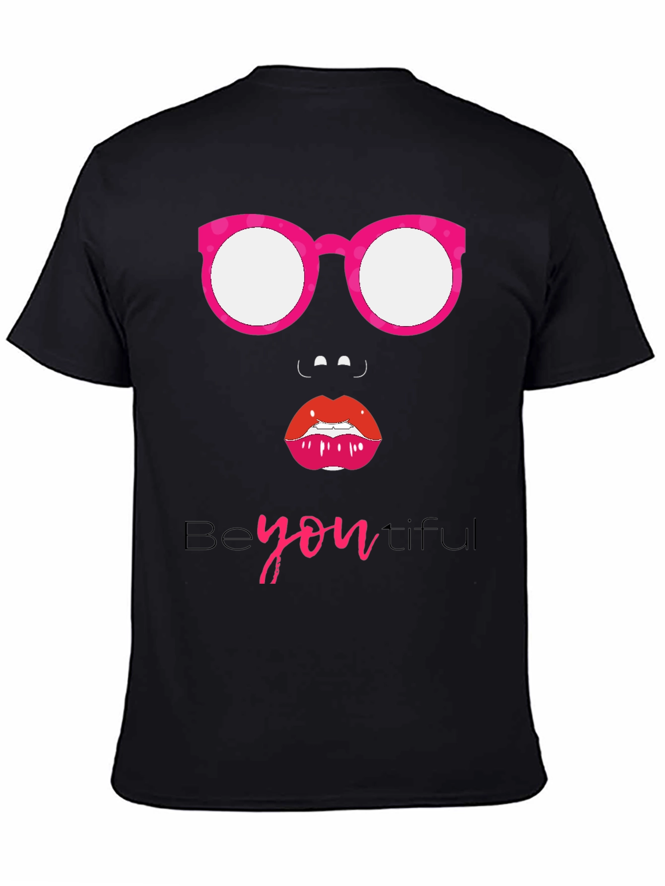 Be-YOU-tiful Graphic Tee - Stylish Black T-Shirt