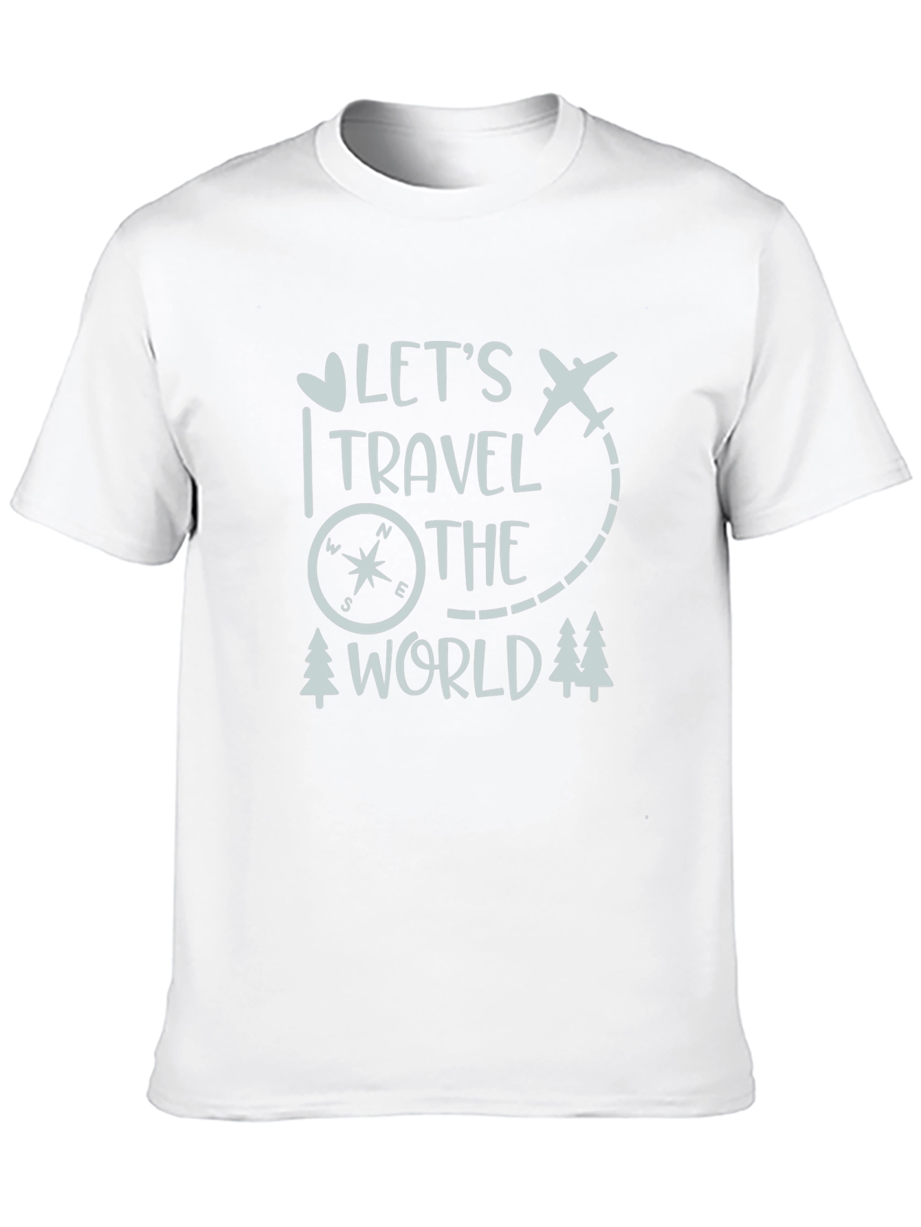 Lets Travel the World Graphic T-Shirt