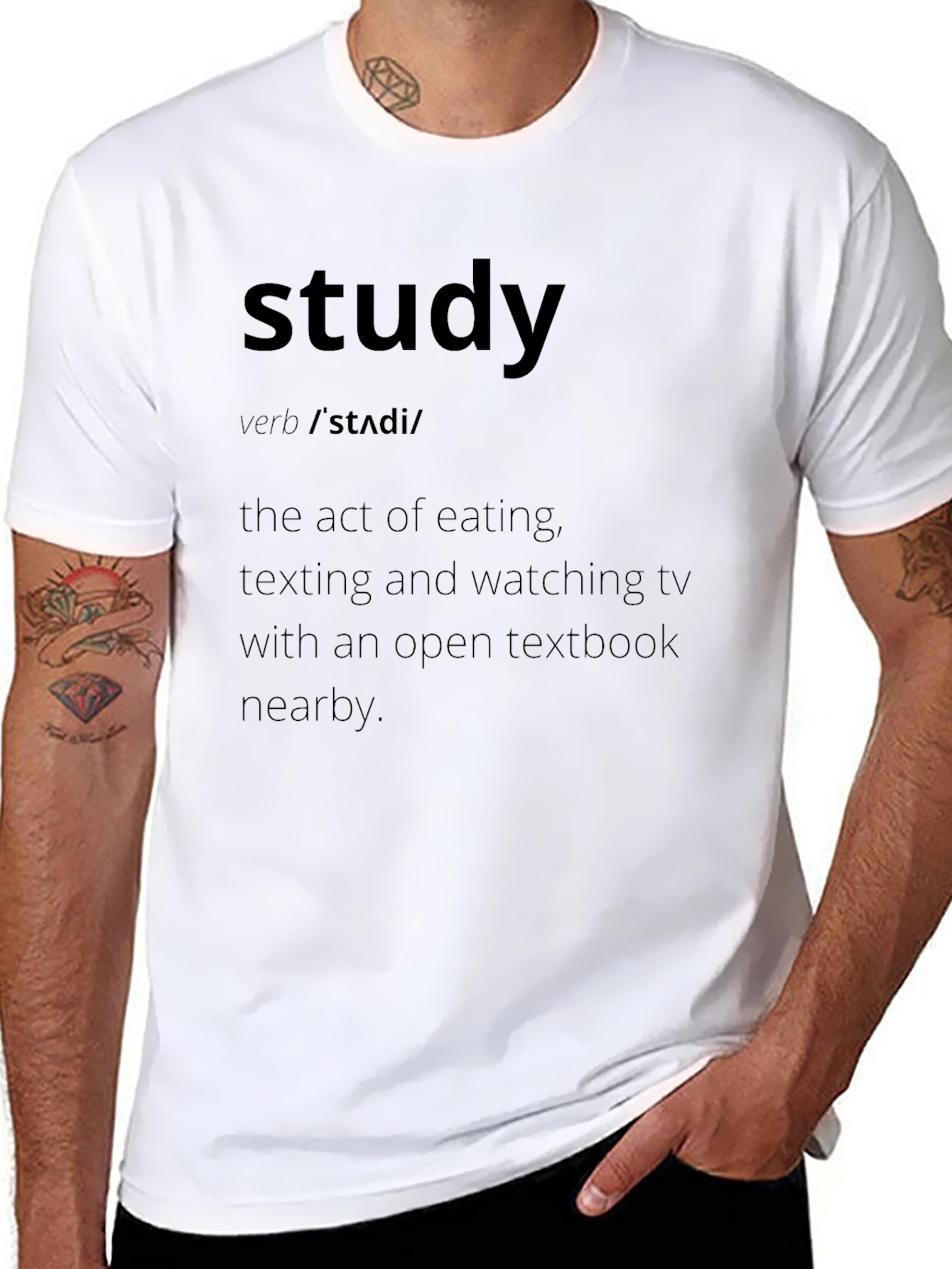 Study Definition Graphic Tee - Funny Student Shirt