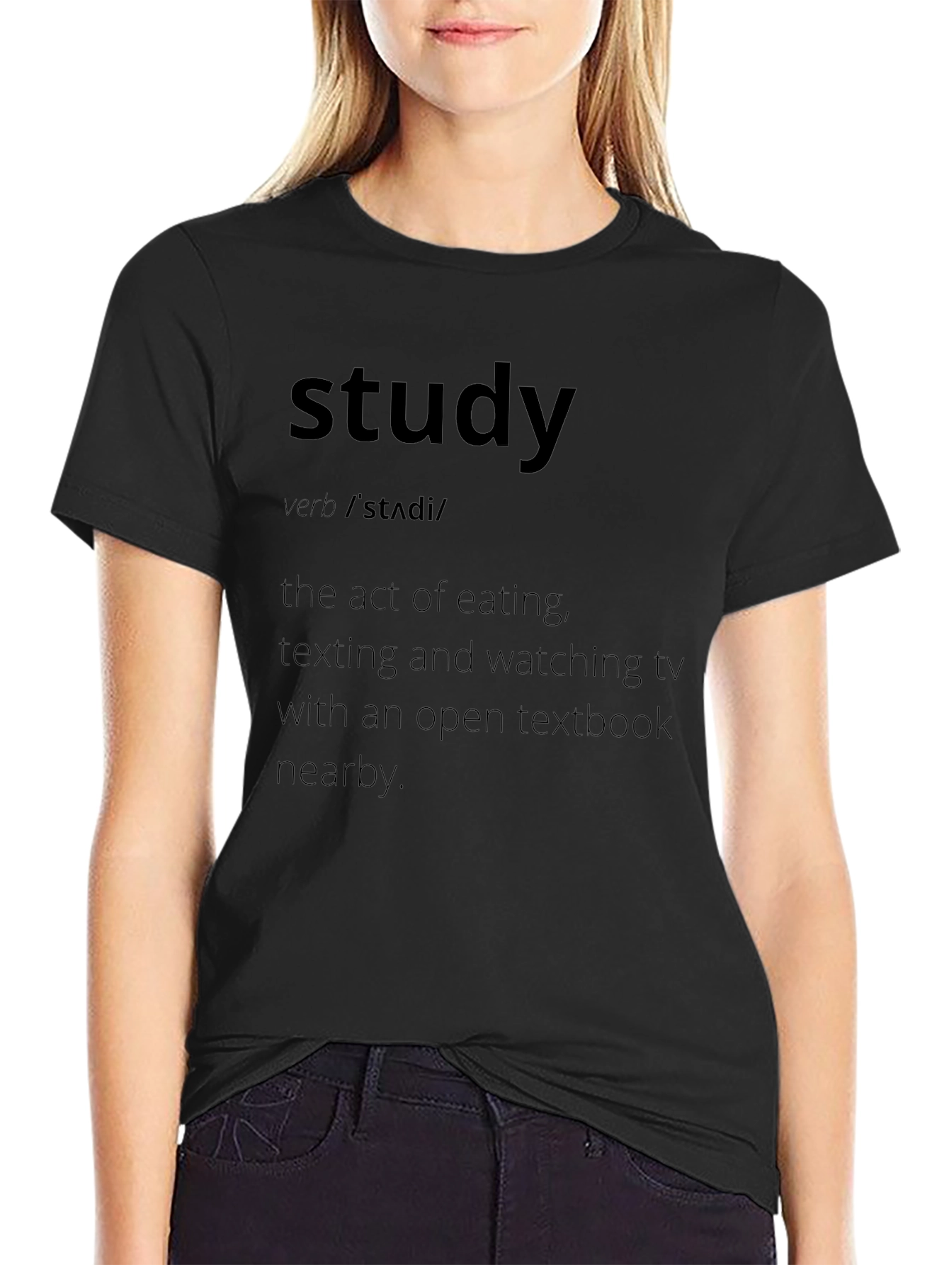 Study Definition Graphic Tee - Funny Student Shirt
