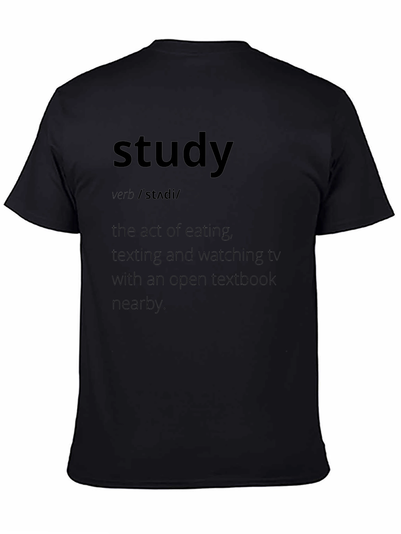 Study Definition Graphic Tee - Funny Student Shirt
