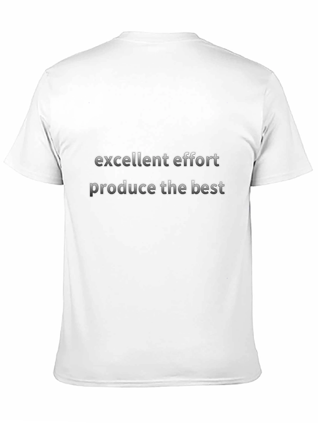 Excellent Effort Graphic Tee - Black