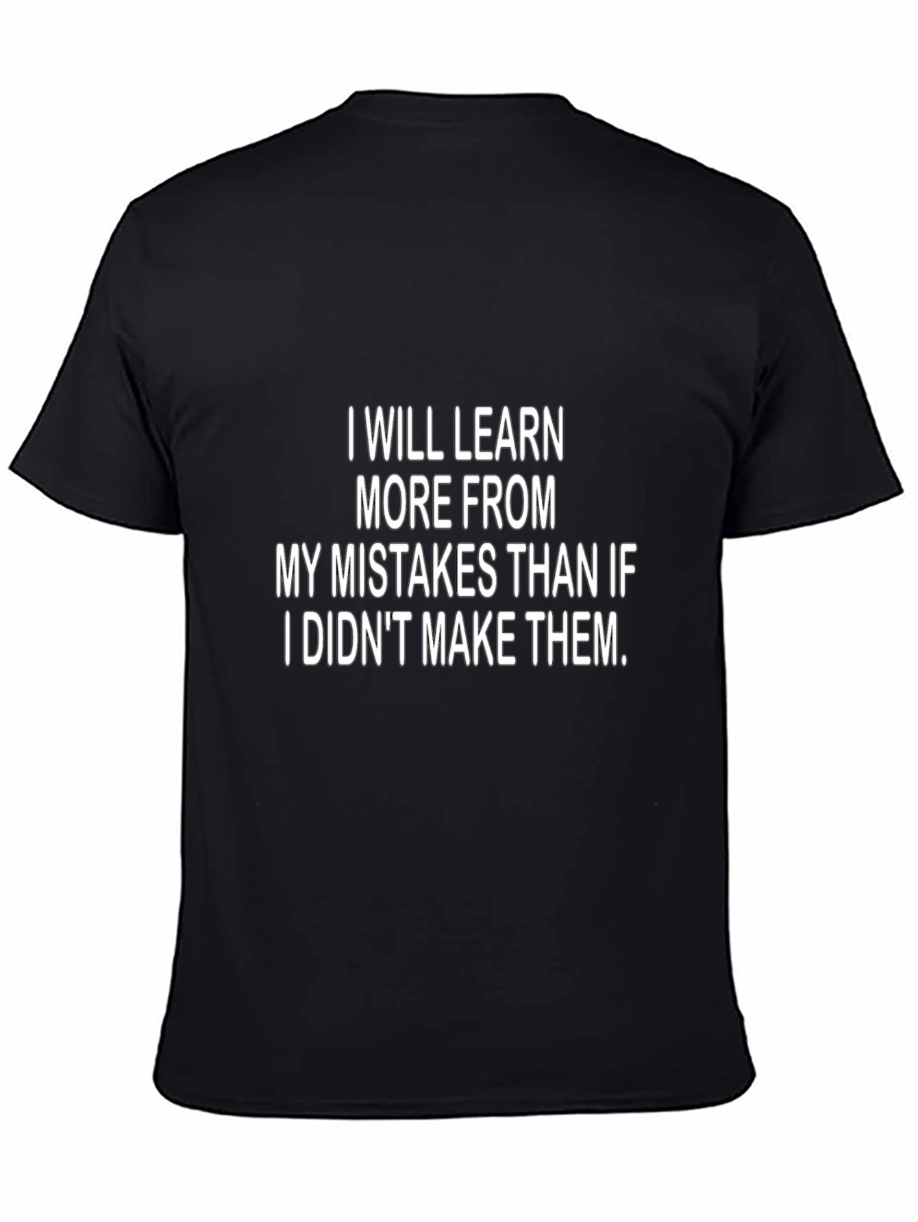 Mistake Wisdom Graphic Tee - Learn From Mistakes