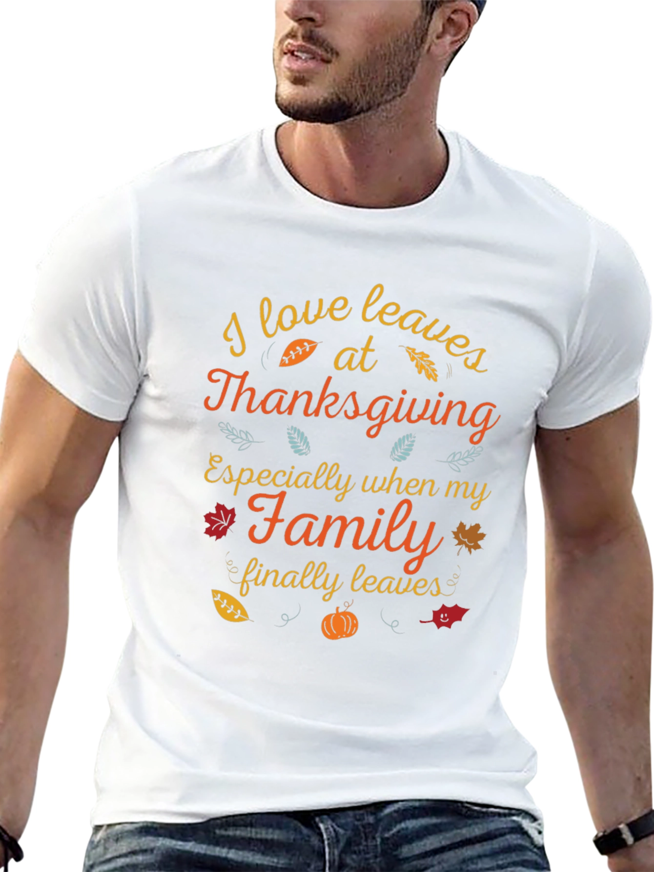 Thanksgiving Leaves Graphic Tee