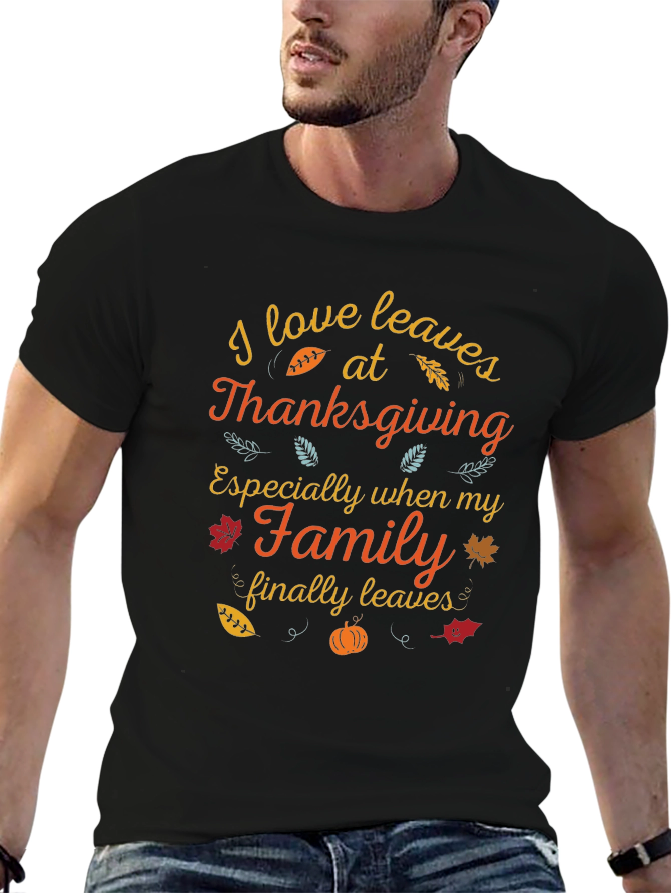 Thanksgiving Leaves Graphic Tee
