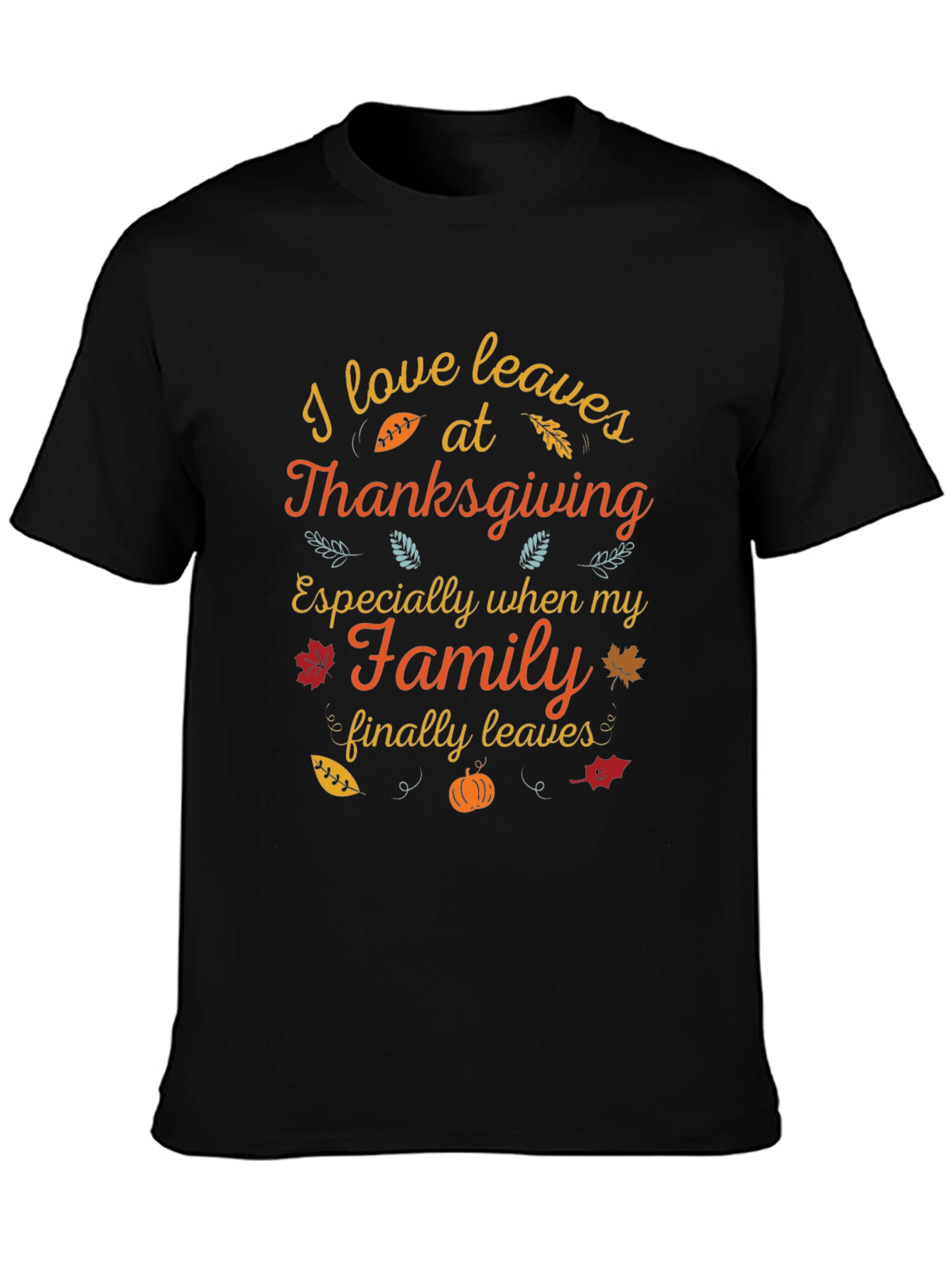 Thanksgiving Leaves Graphic Tee
