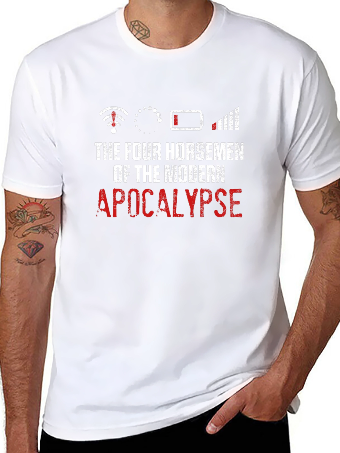 Modern Apocalypse T-Shirt Funny Geeky Humor Tee