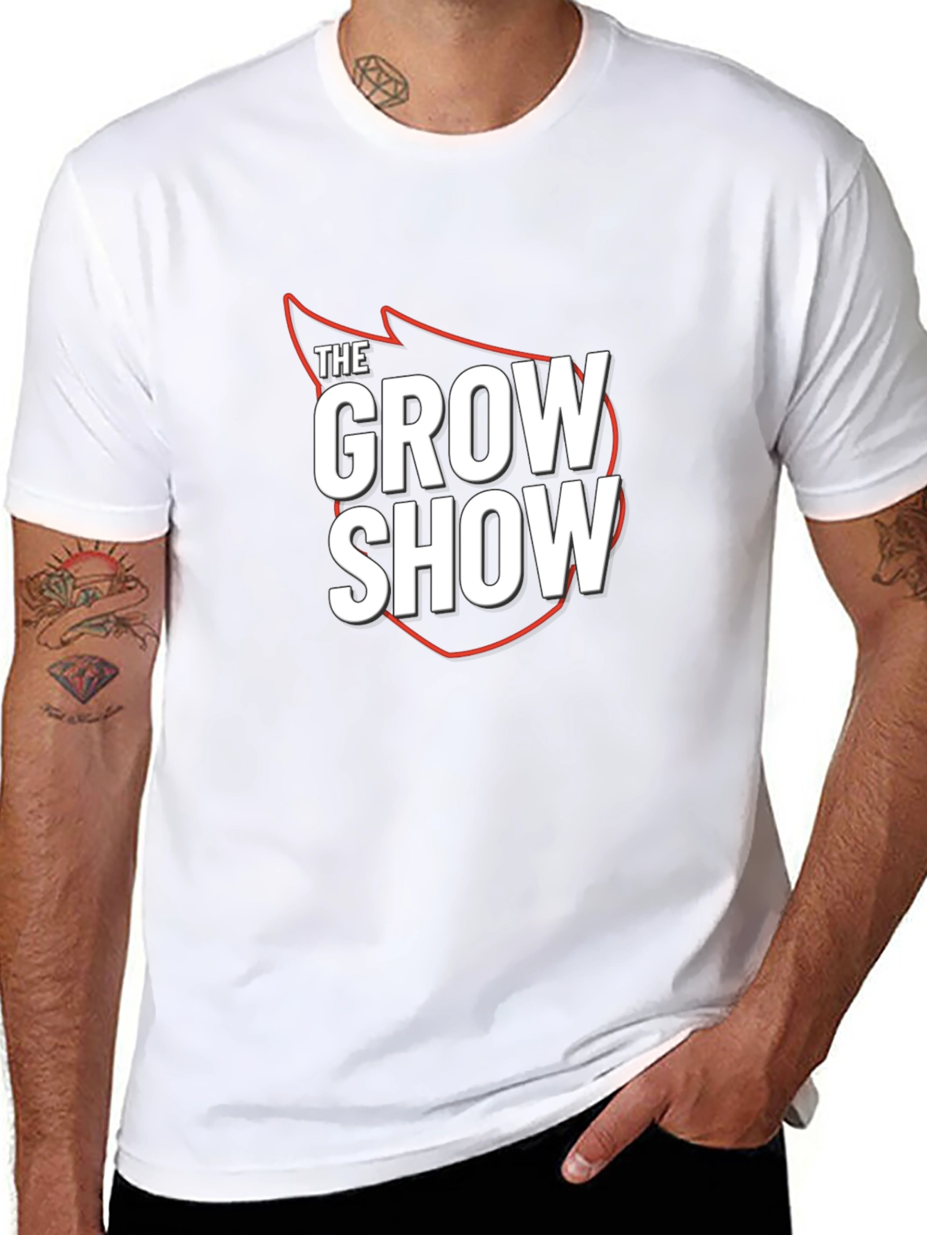 The Grow Show Black T-Shirt