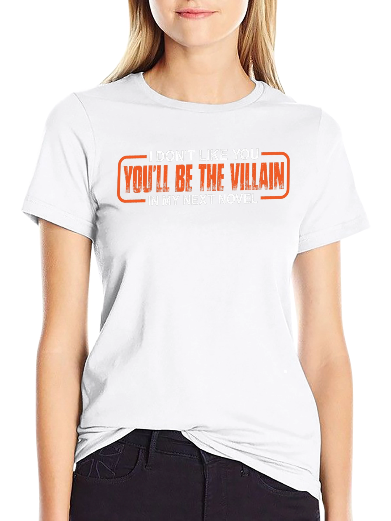 Villain Novel Graphic T-Shirt - Black