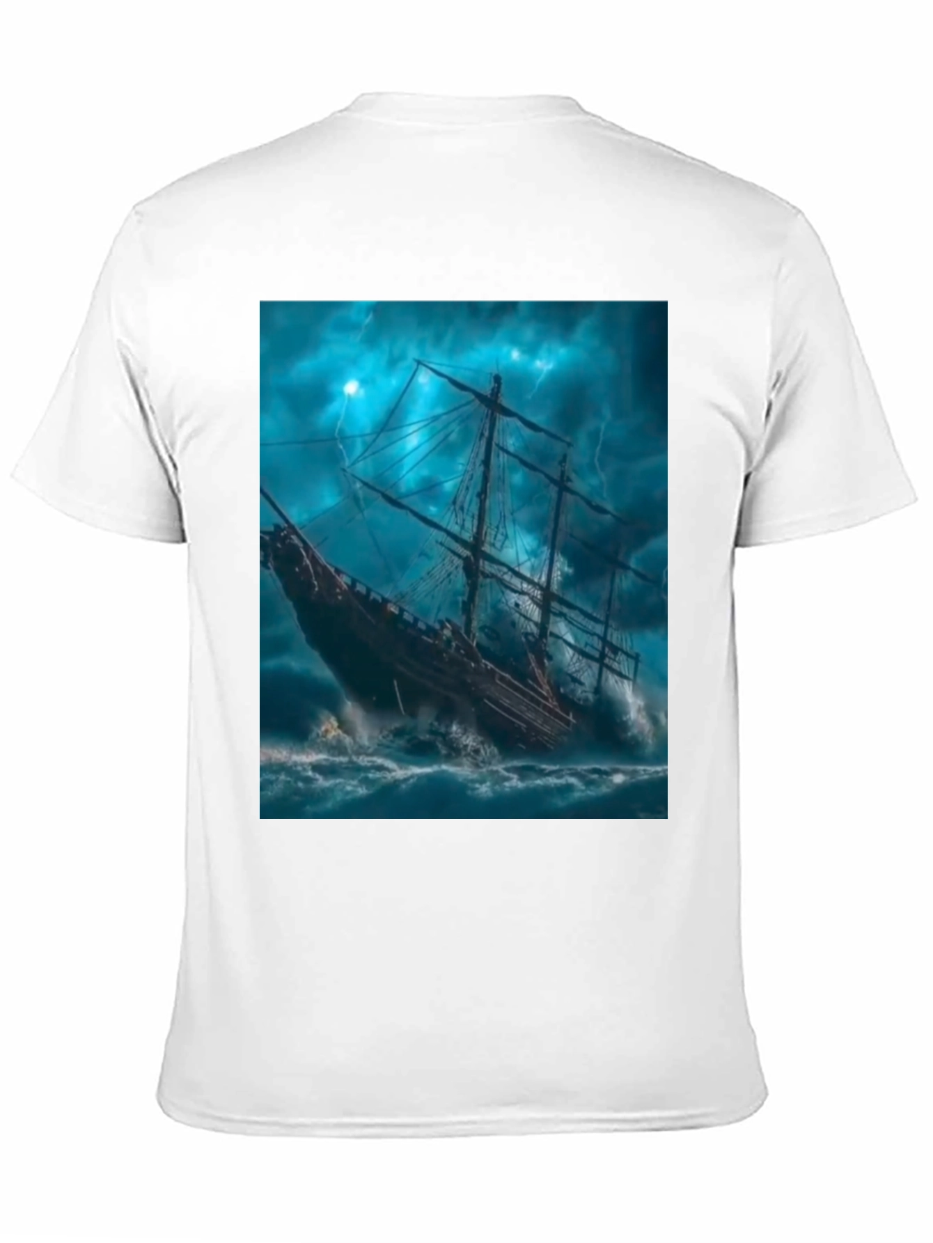 Stormy Seas Ship Graphic Tee