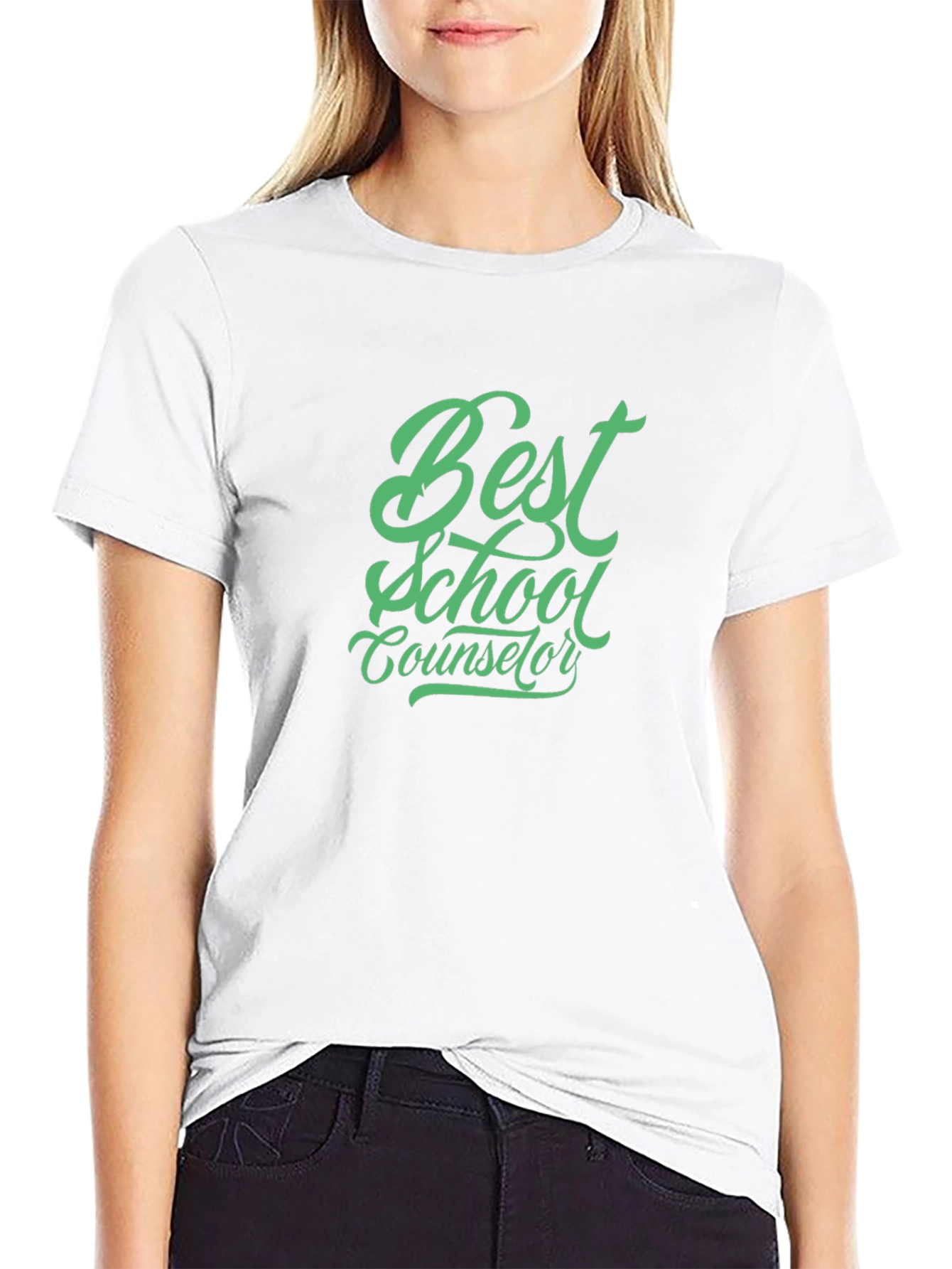 Best School Counselor T-Shirt - Unisex Black Tee