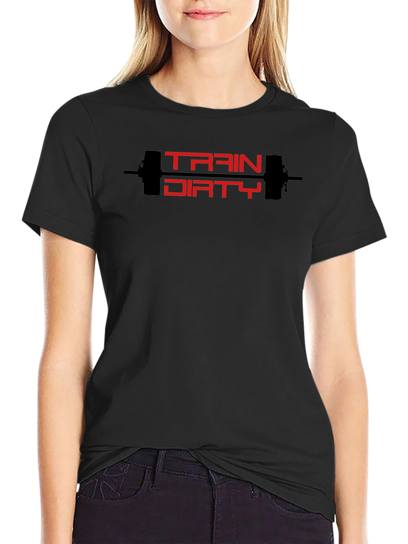 Train Dirty T-Shirt - Fitness Workout Graphic Tee