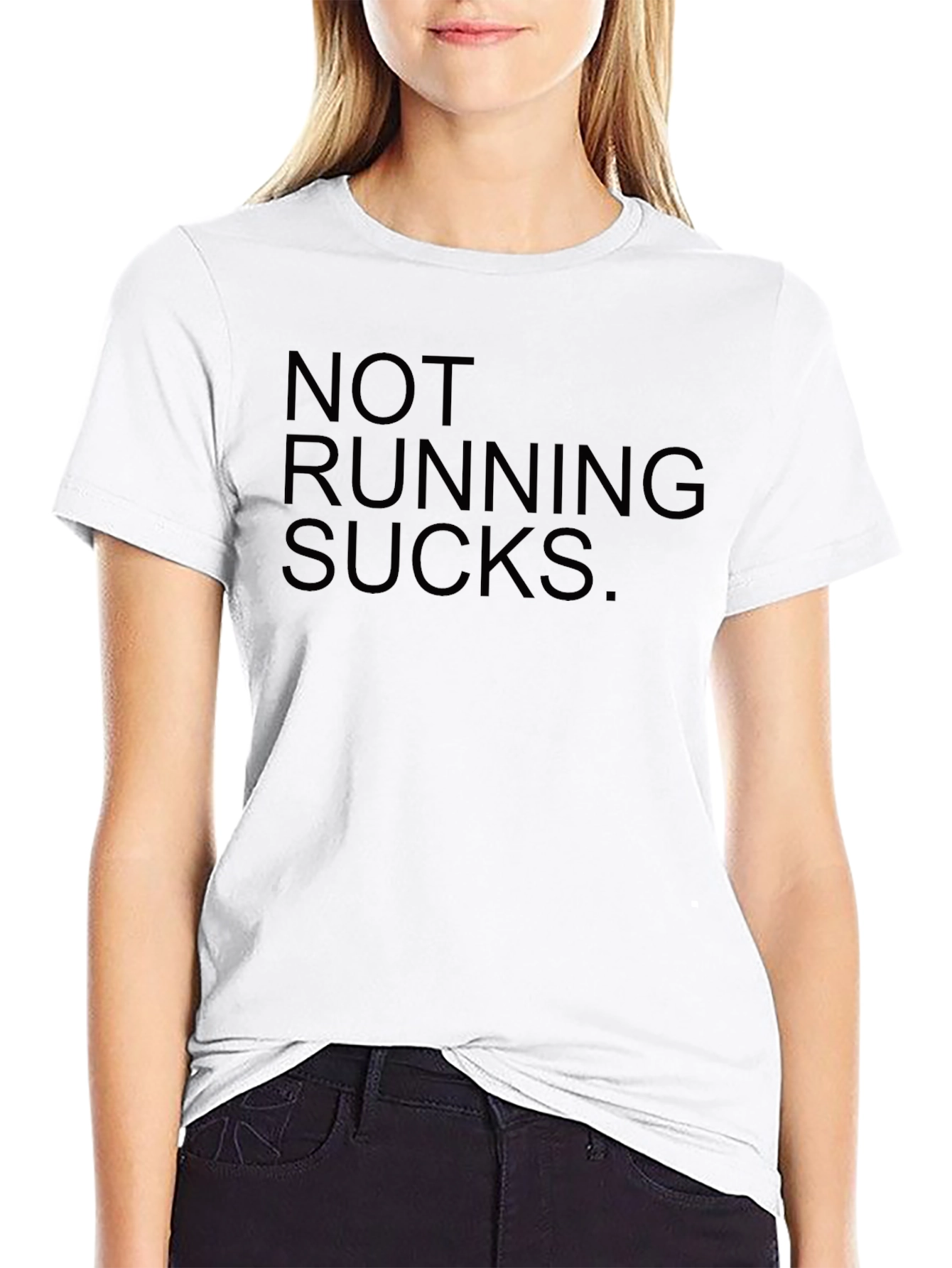 Not Running Sucks T-Shirt - Funny Fitness Tee