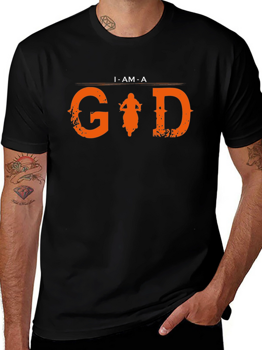 I AM A G.O.D. T-Shirt - Motorcycle Rider Graphic Tee