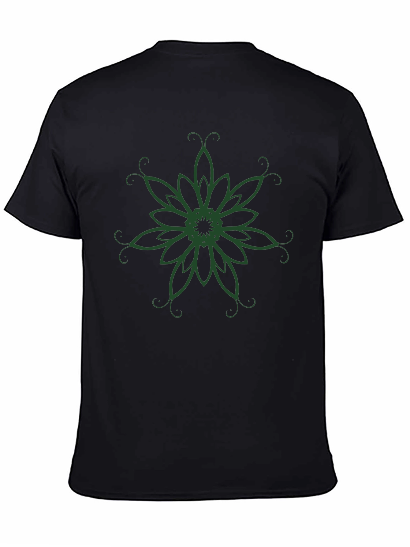 Emerald Green Mandala Graphic T-Shirt