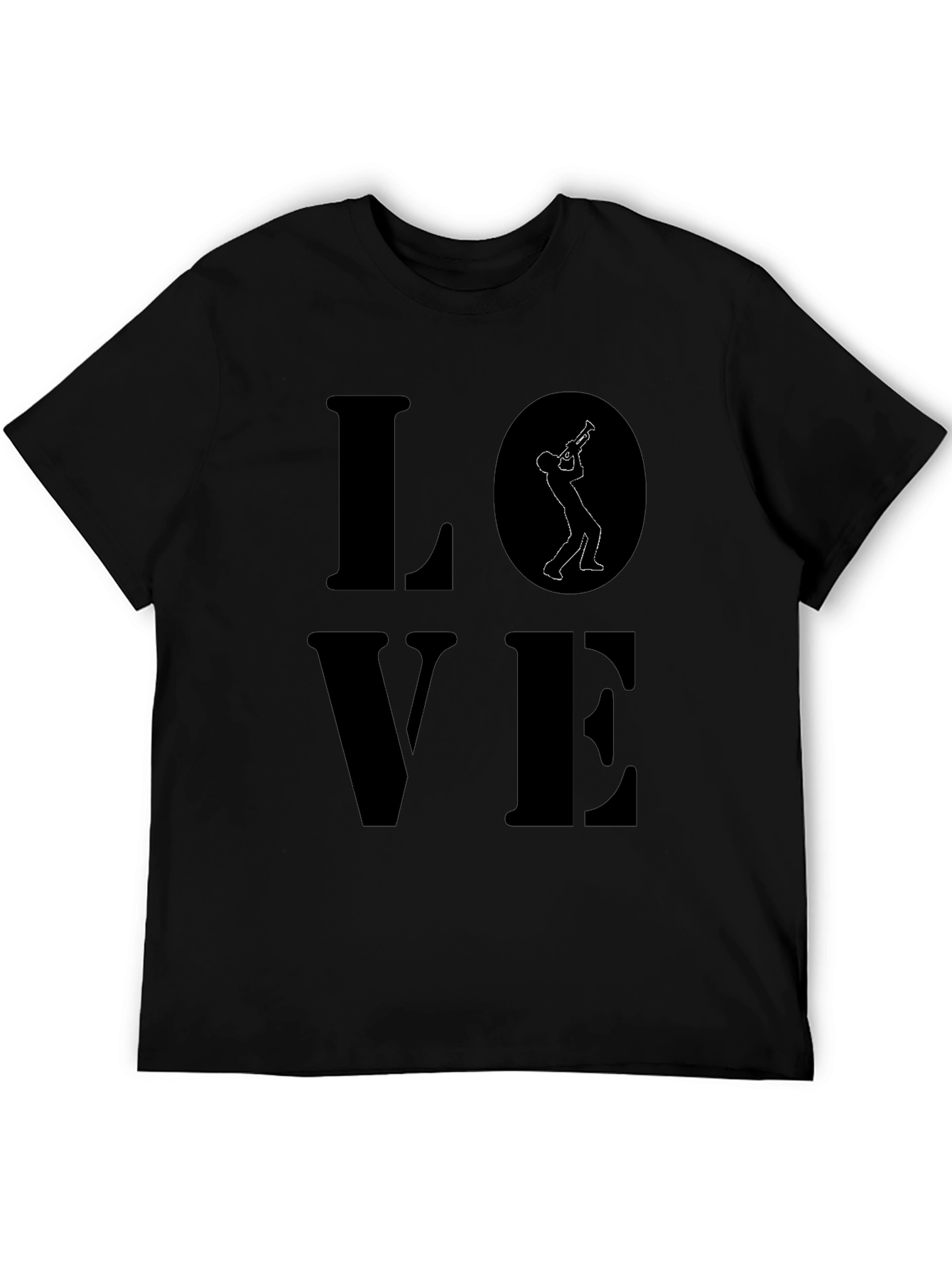 Love Music T-Shirt - Saxophone Player Design