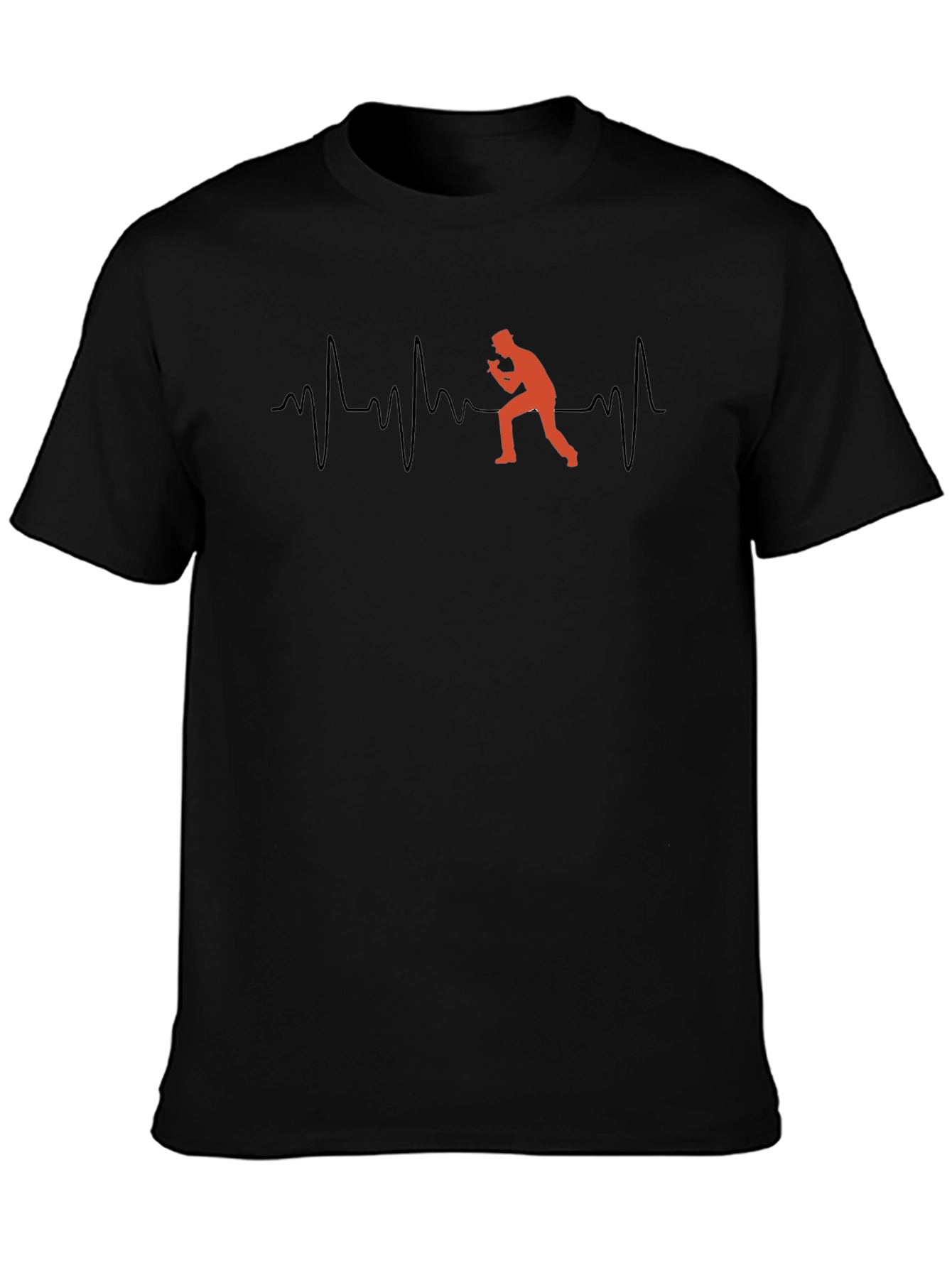 DJ Heartbeat Graphic Tee - Music Lover Shirt