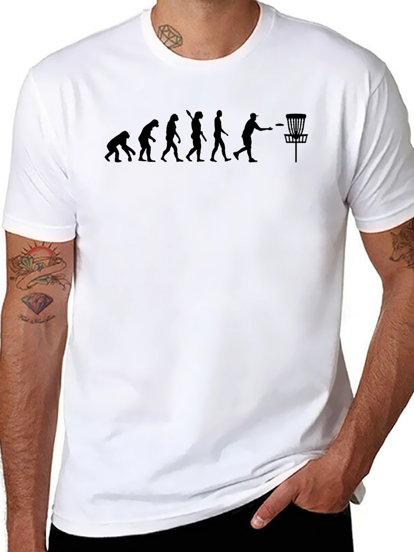 Evolution of Disc Golf T-Shirt