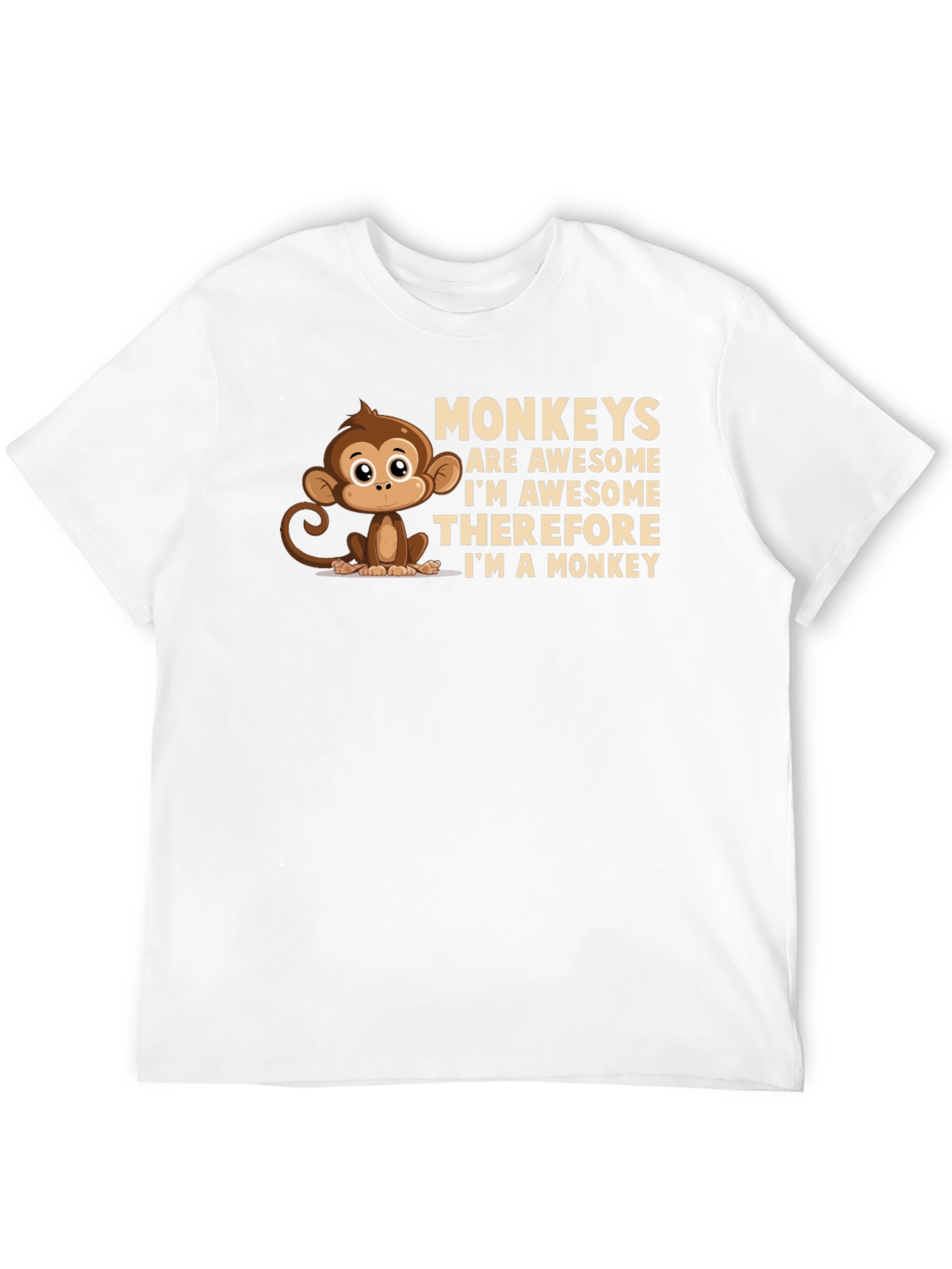 Funny Monkey T-Shirt - Awesome Monkey Design