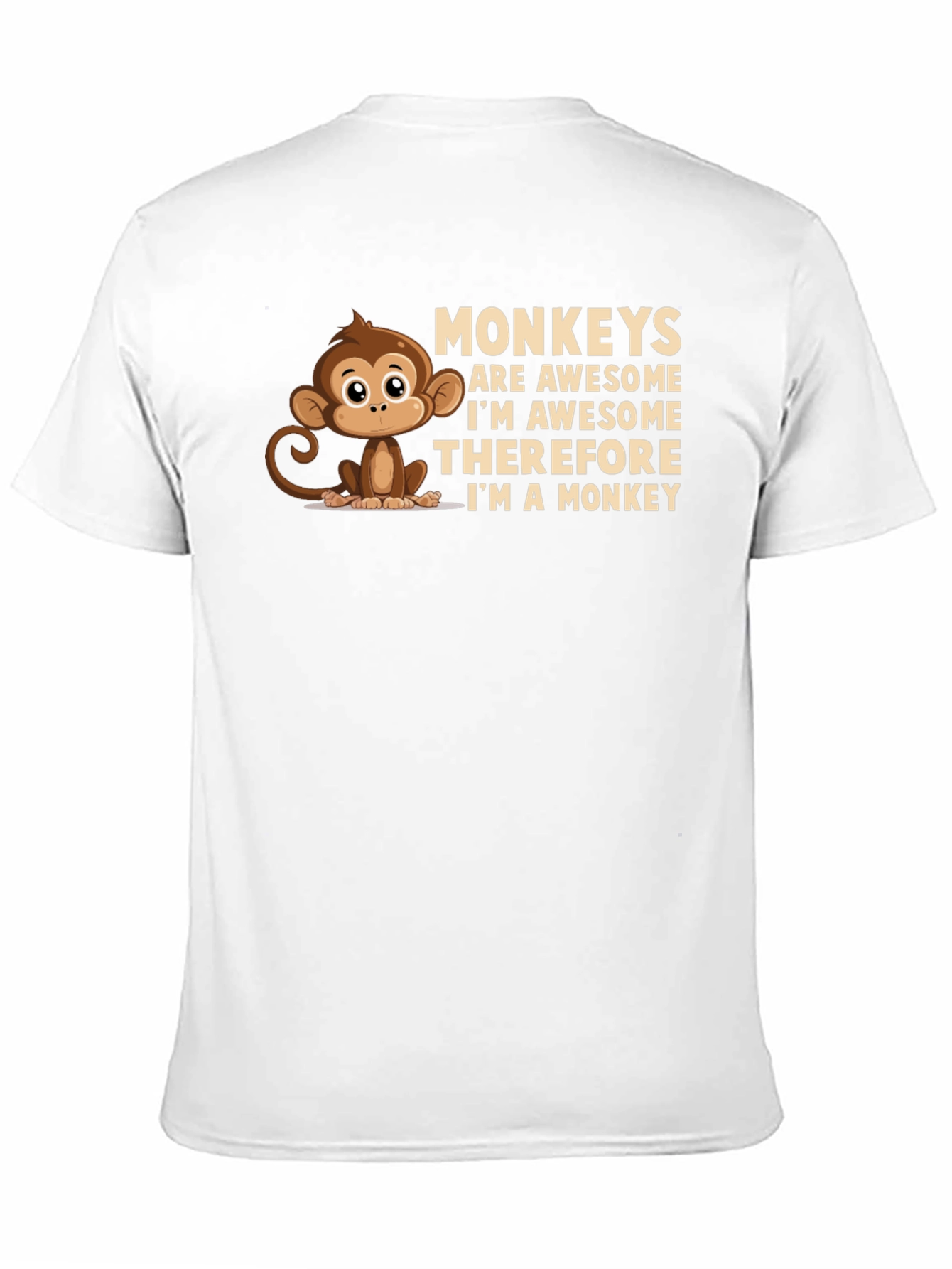 Funny Monkey T-Shirt - Awesome Monkey Design