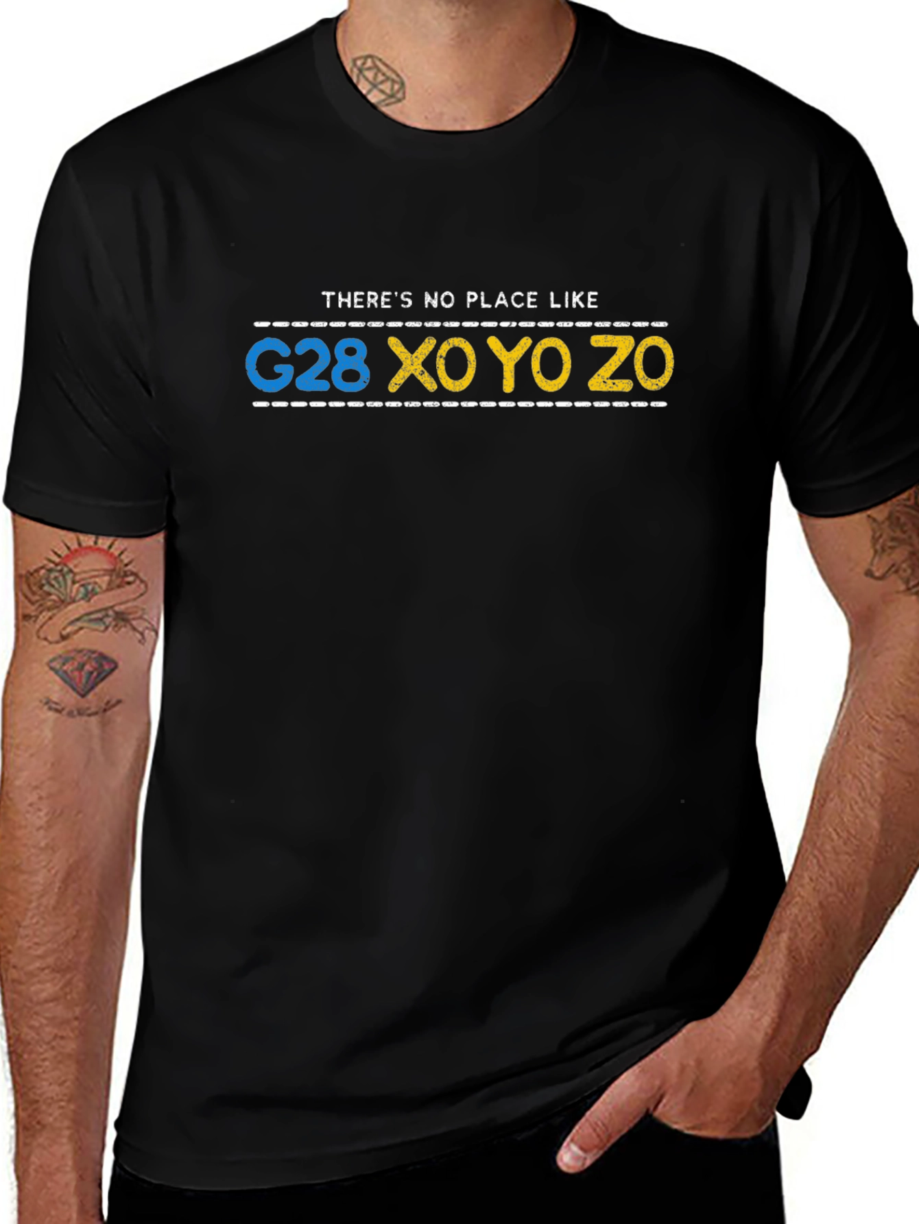 G28 XO YO ZO T-Shirt - Funny Geography Tee