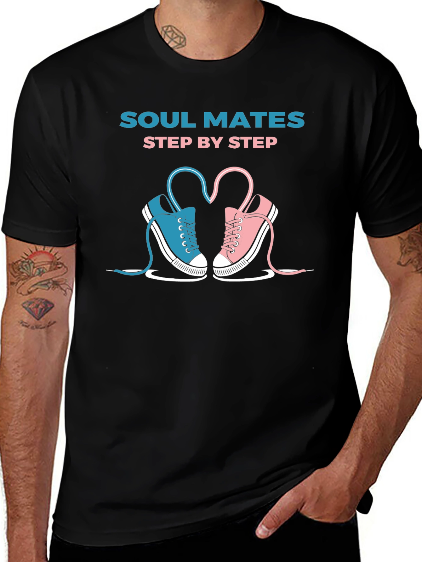 Soul Mates Step By Step Graphic T-Shirt