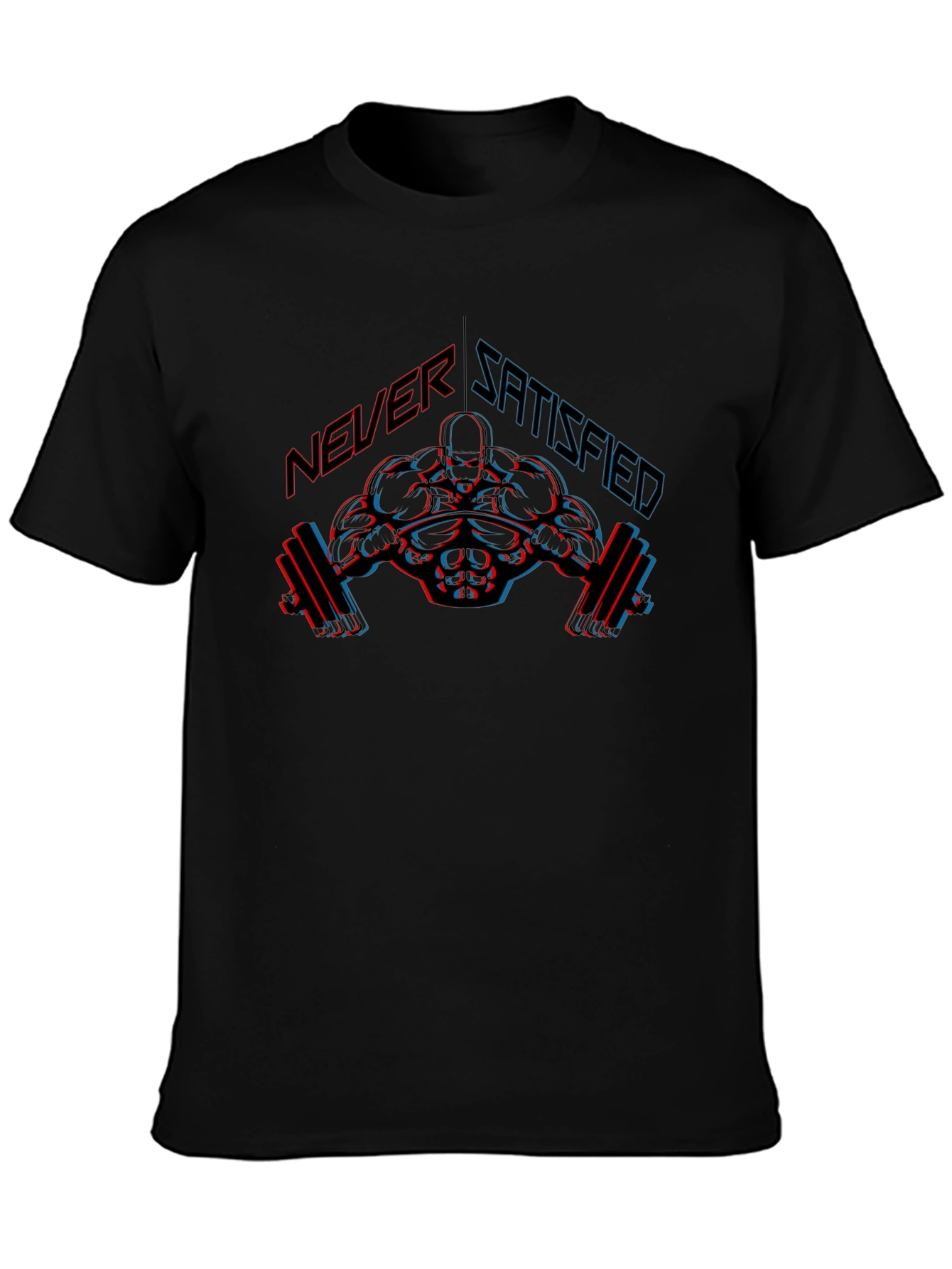 Never Satisfied Graphic T-Shirt